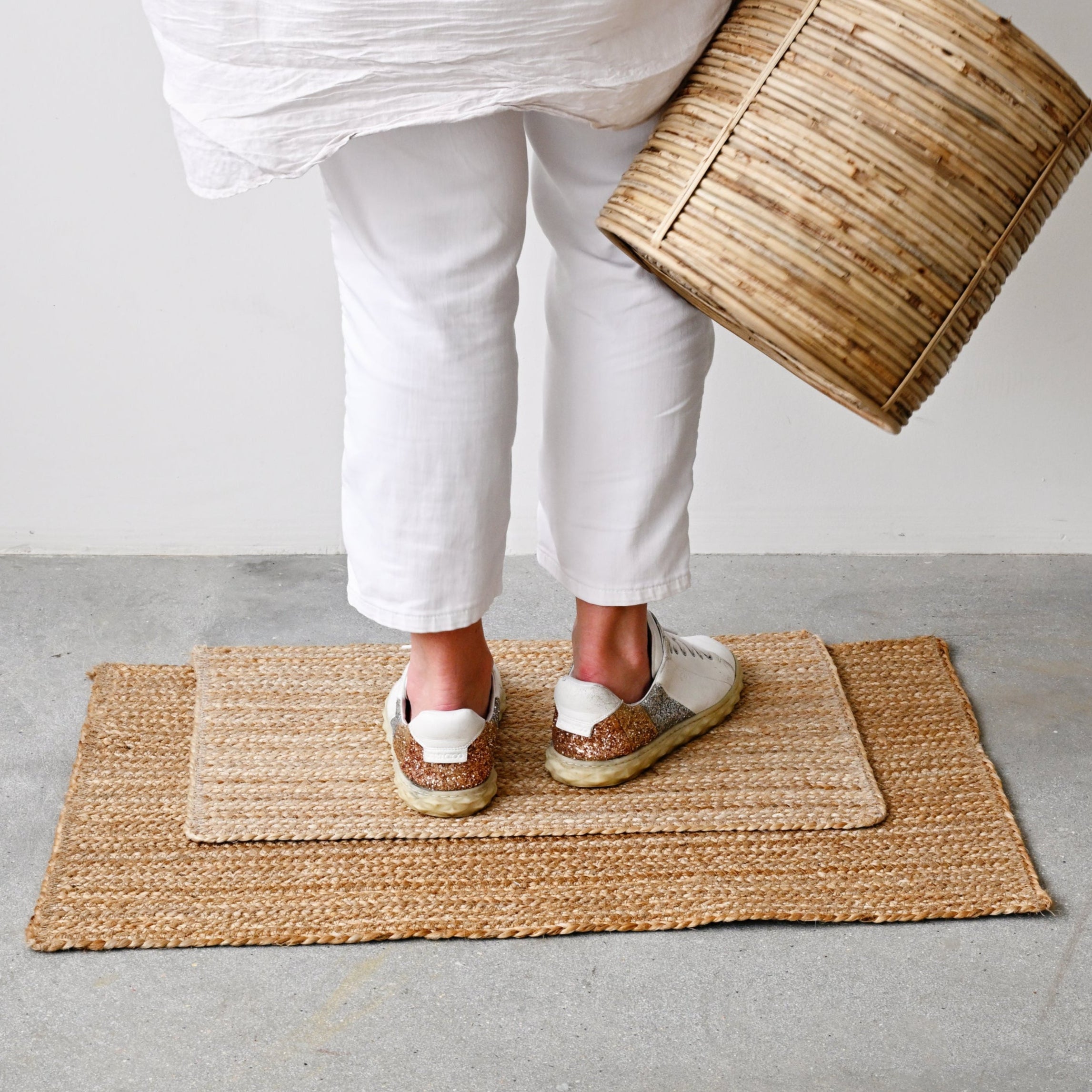 Jute Rectangle Floor Mat