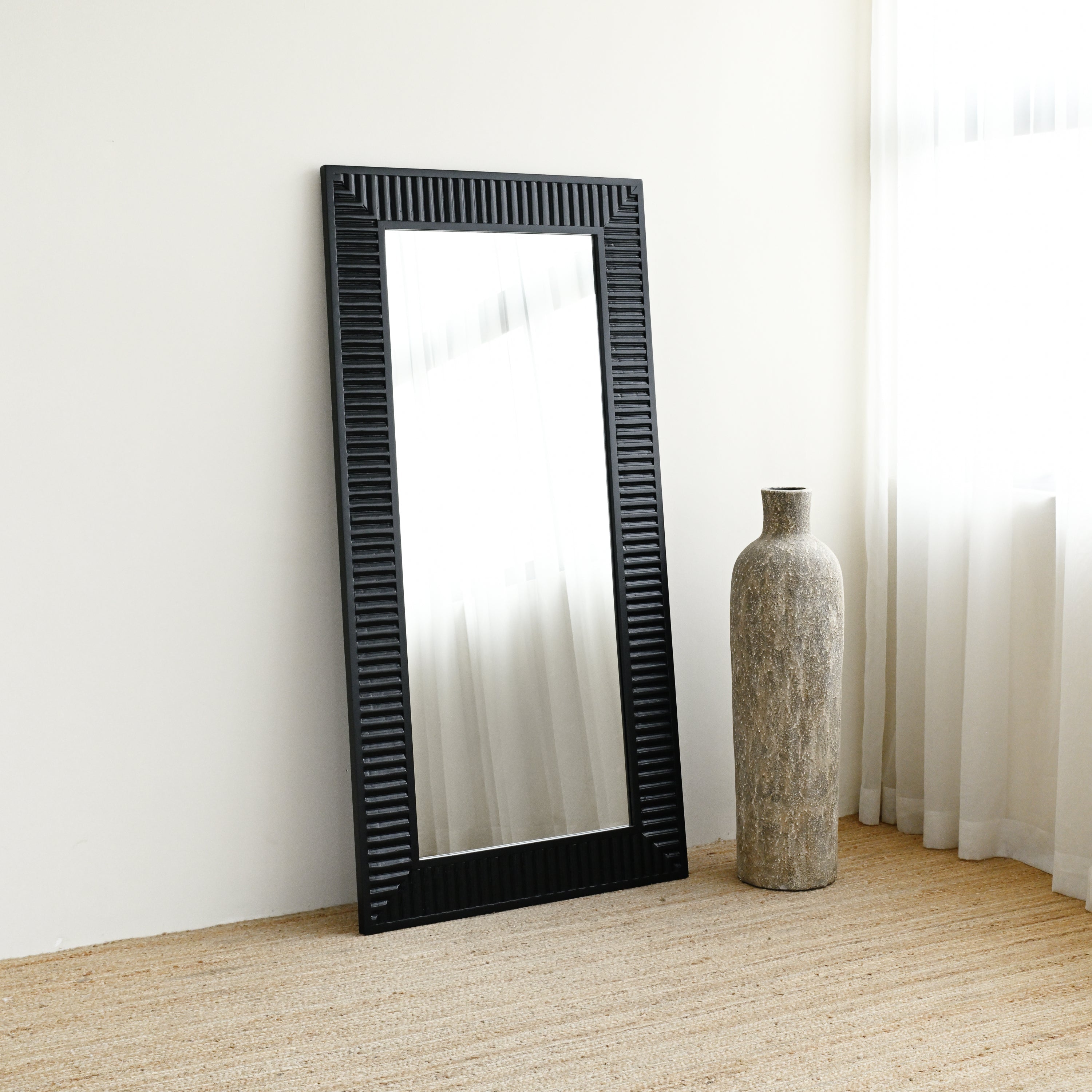 Kediri Standing Mirror Black - 180cm x 80cm
2