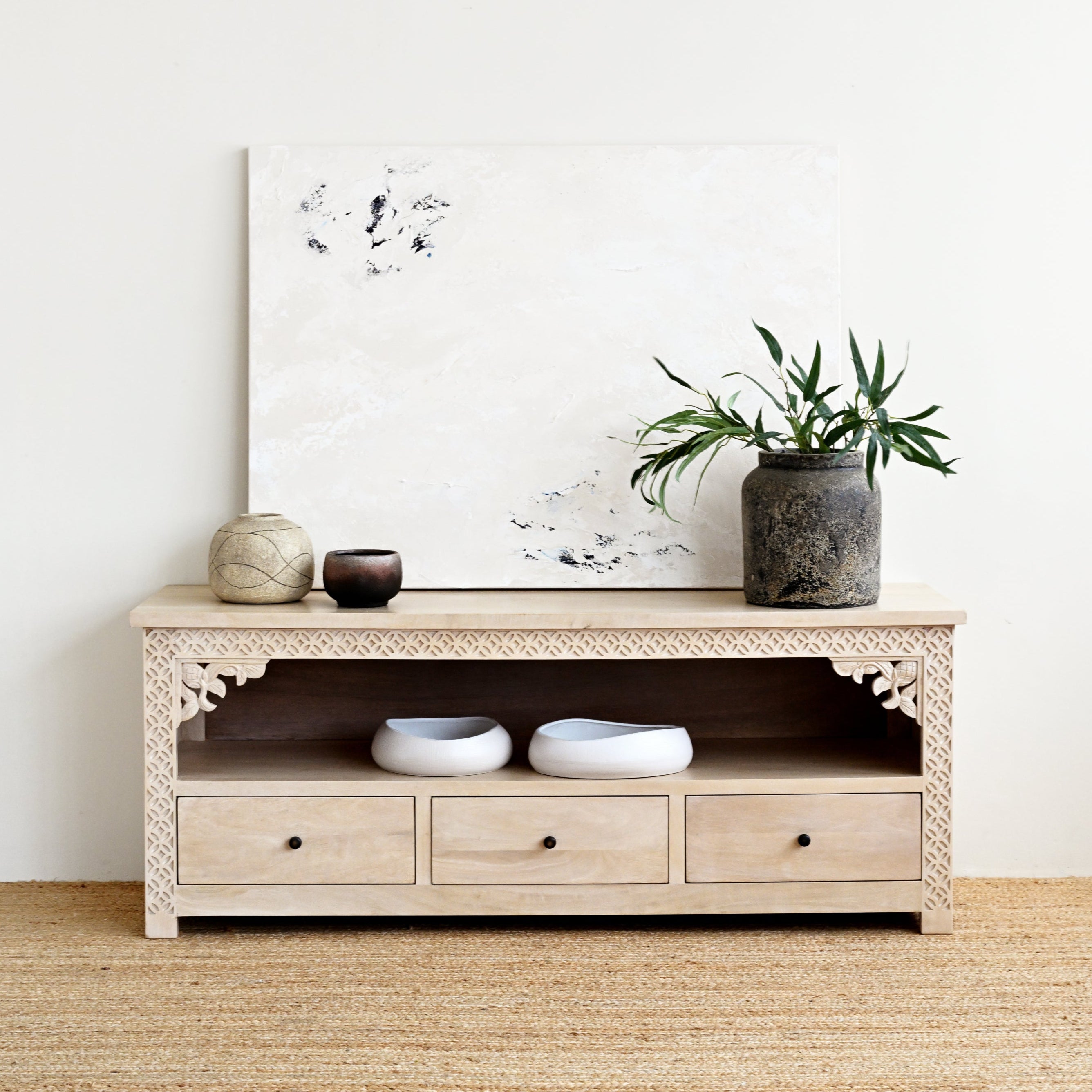 Ketok TV Cabinet - Light Natural
