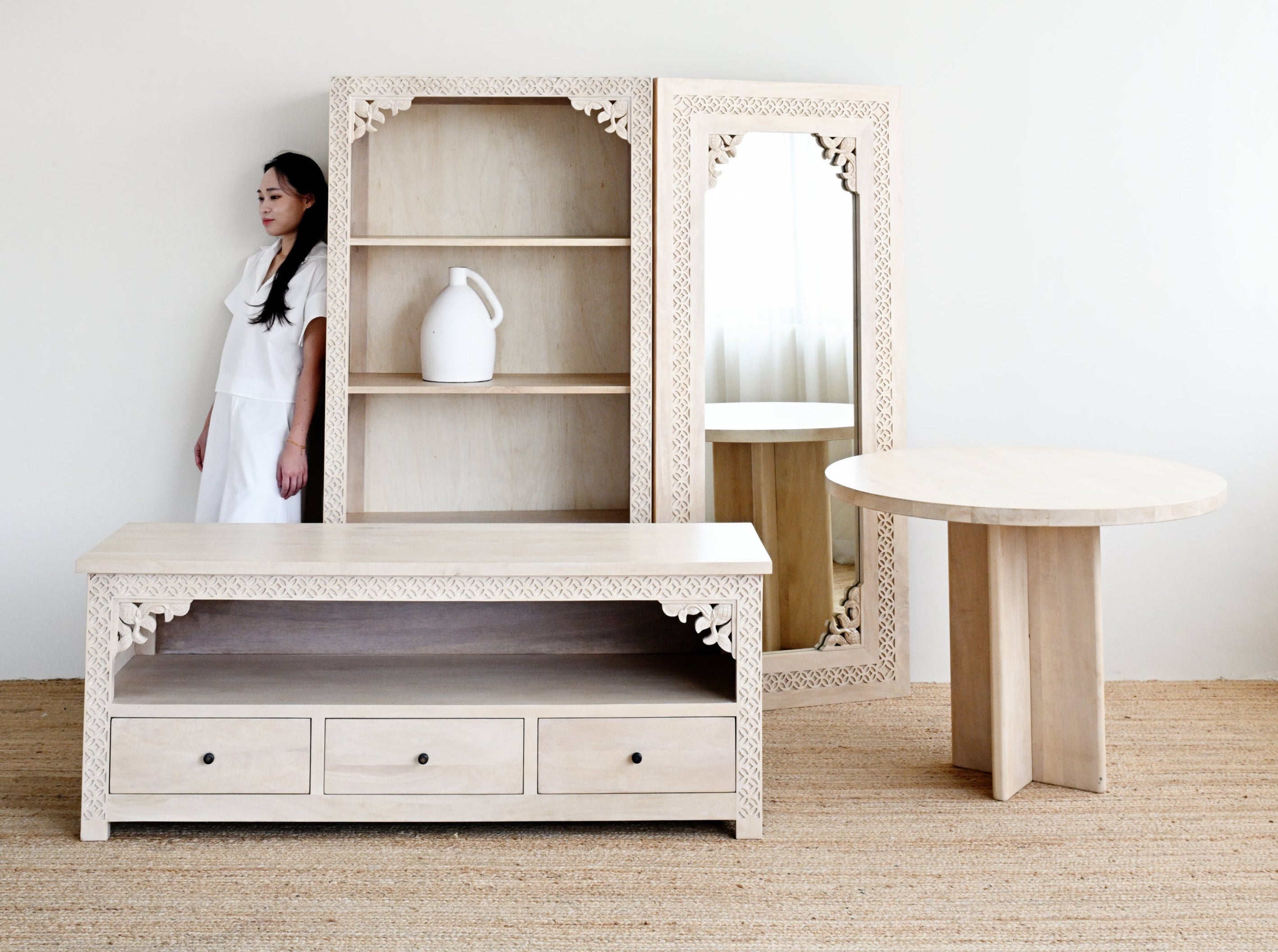 Ketok TV Cabinet - Light Natural 9