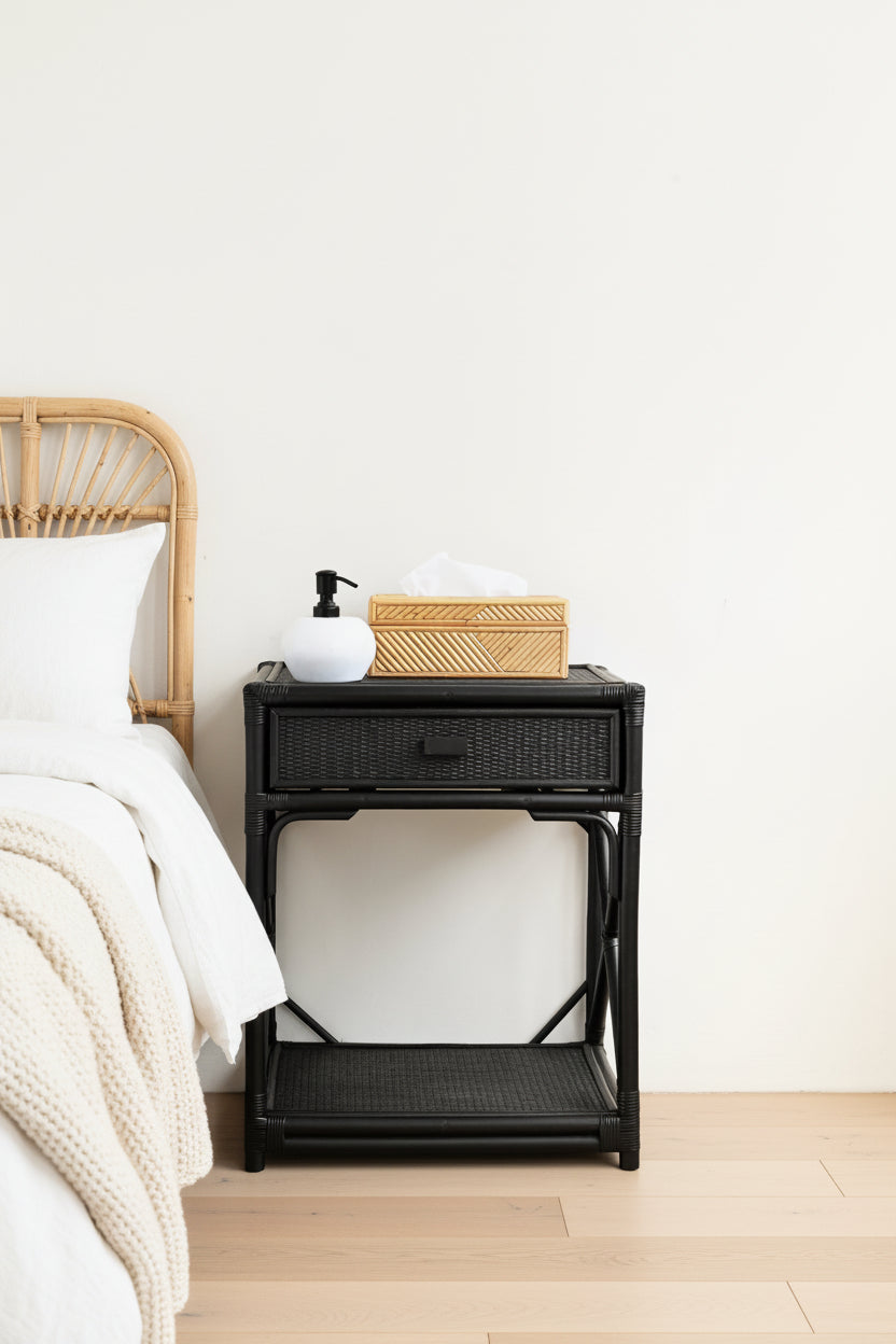 Laguna Rattan Bedside Table 16