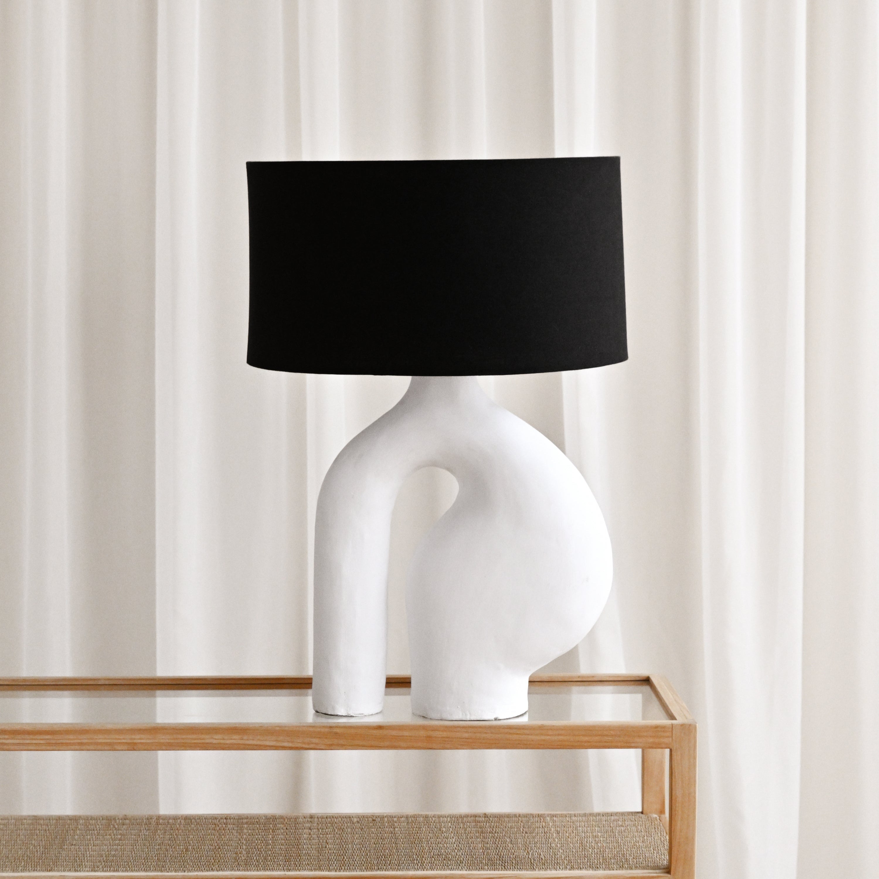 Langsa Table Lamp - White