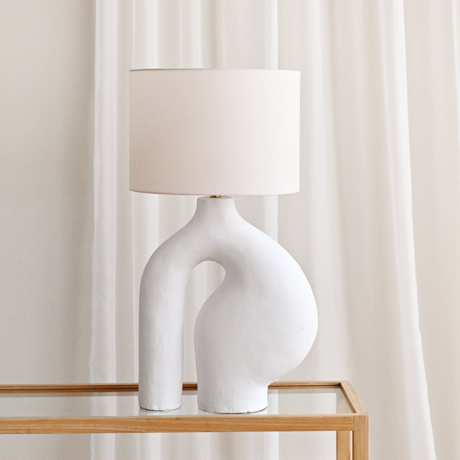 Langsa Table Lamp - White