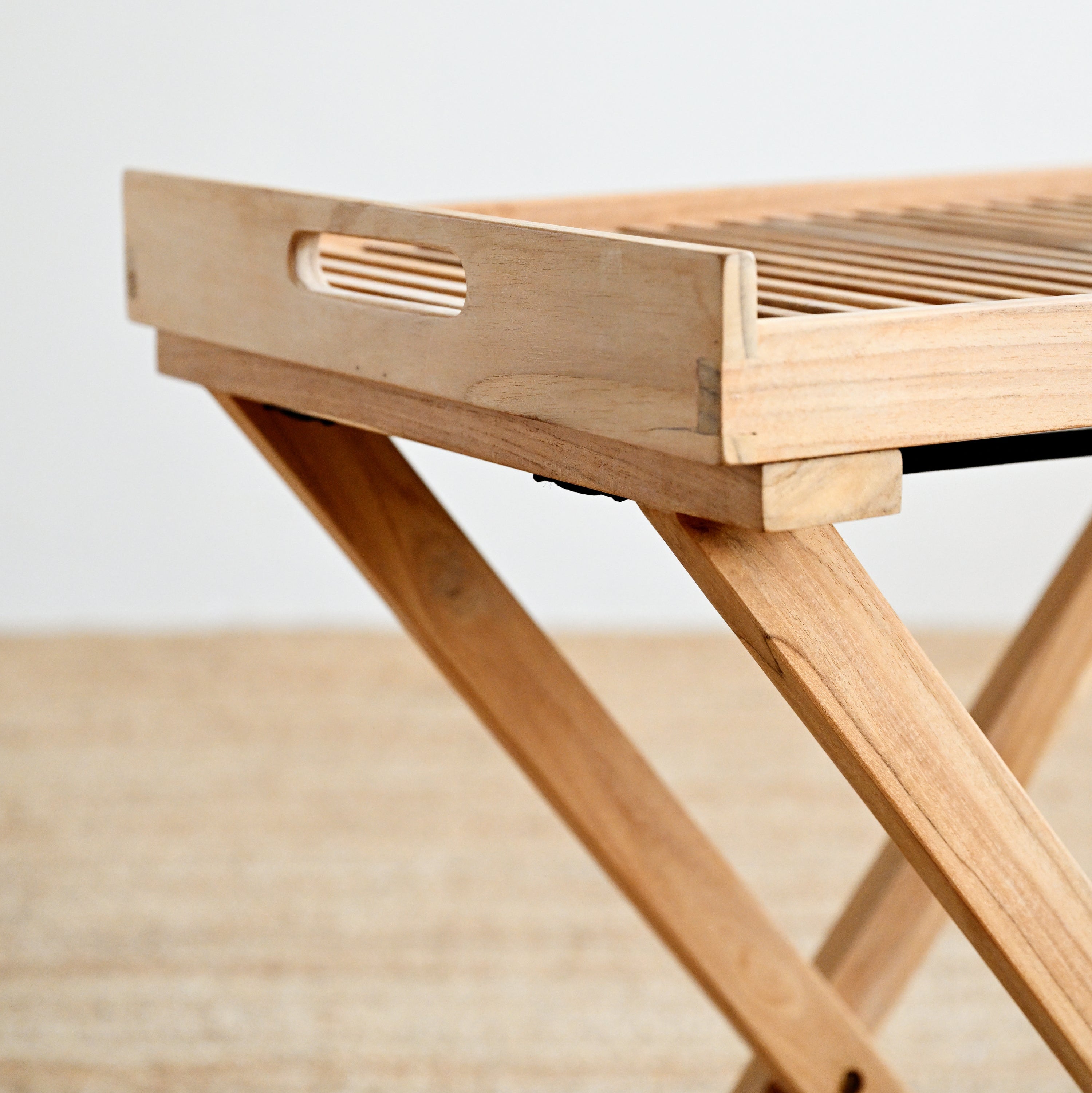 Linea Teak Outdoor Tray 4