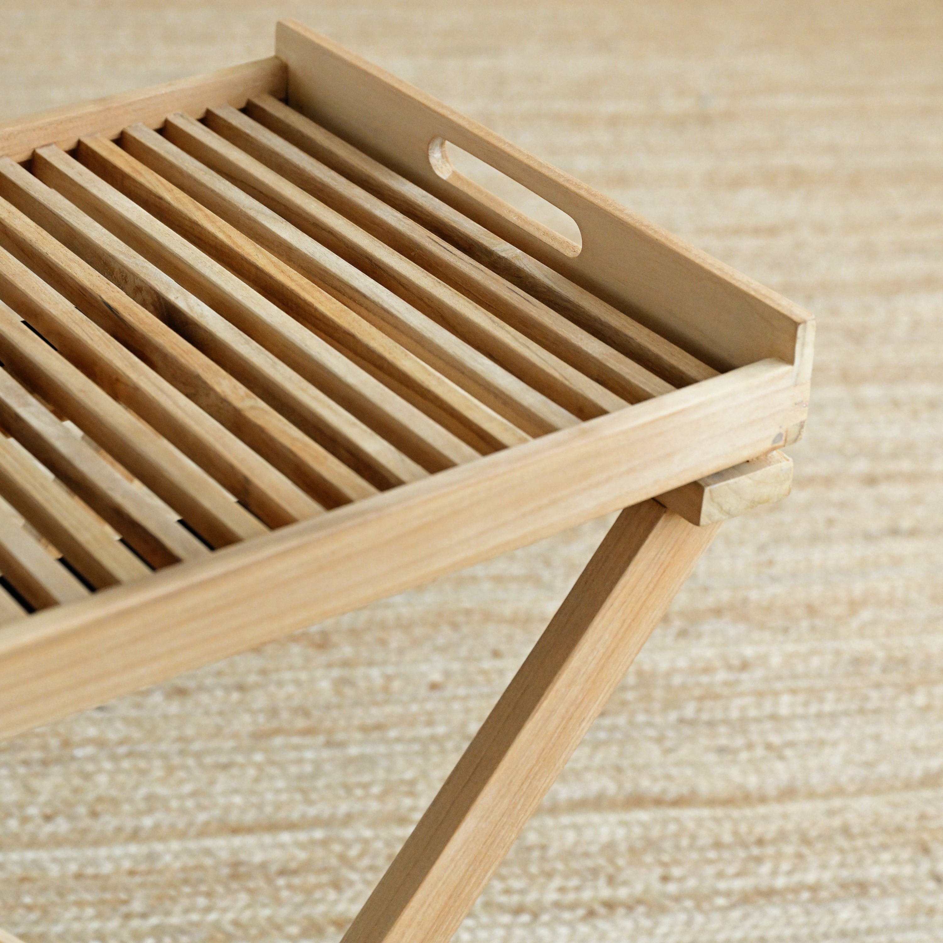 Linea Teak Outdoor Tray 5