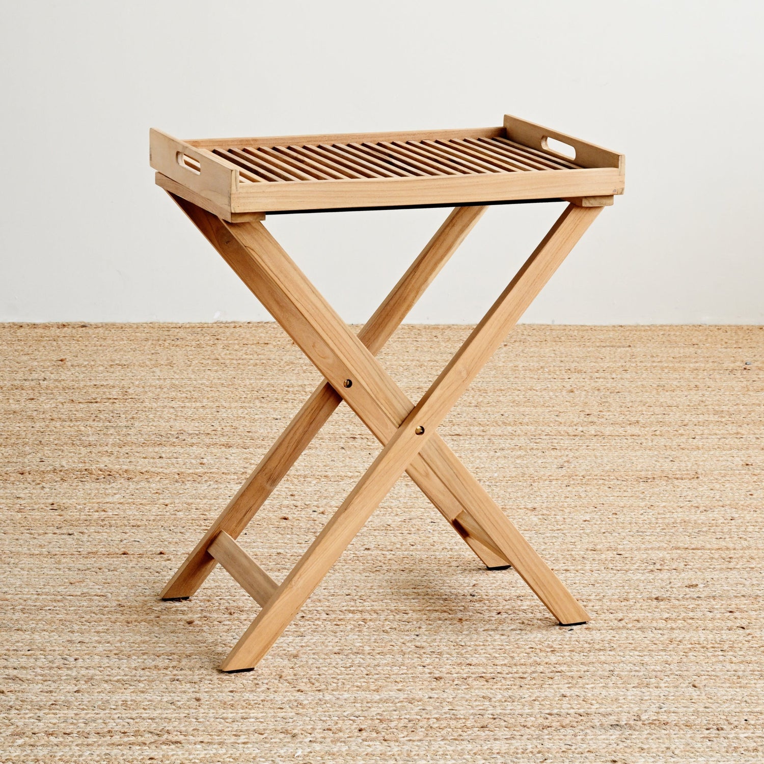 Linea Teak Outdoor Tray 7