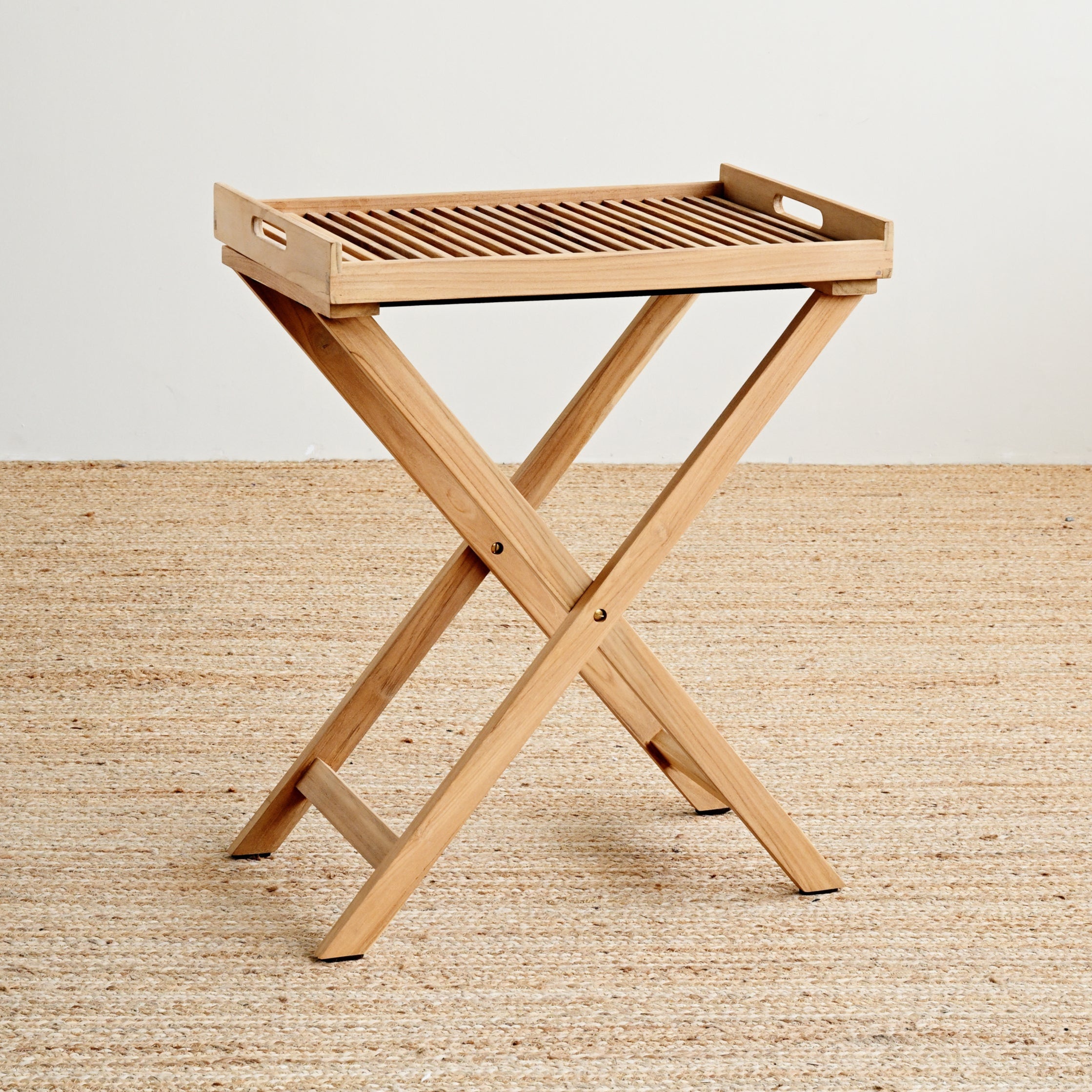 Linea Teak Outdoor Tray 7