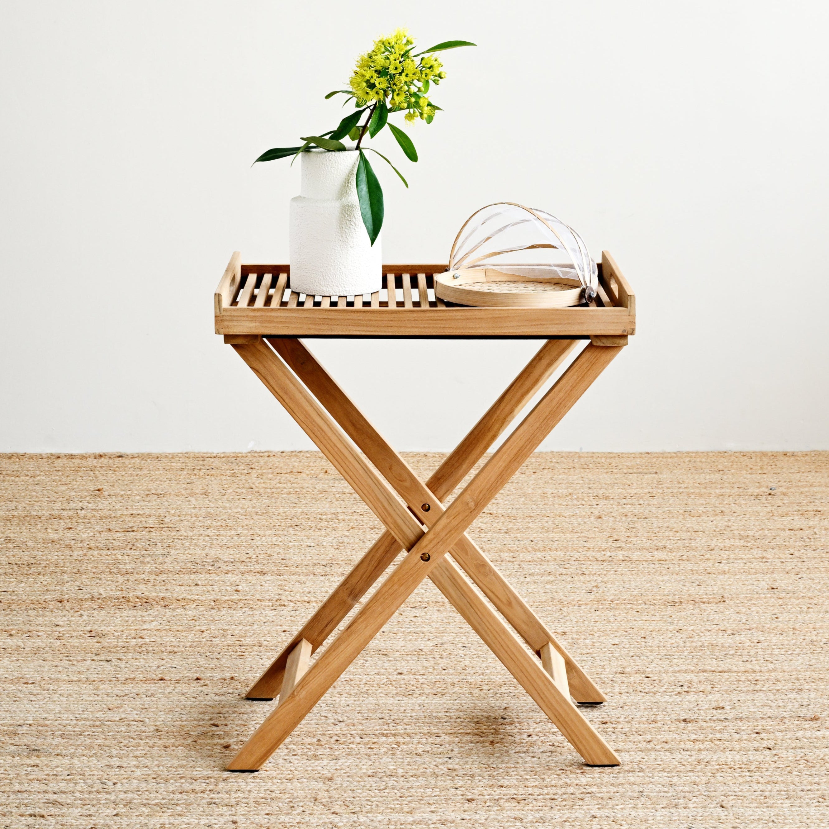 Linea Teak Outdoor Tray 8