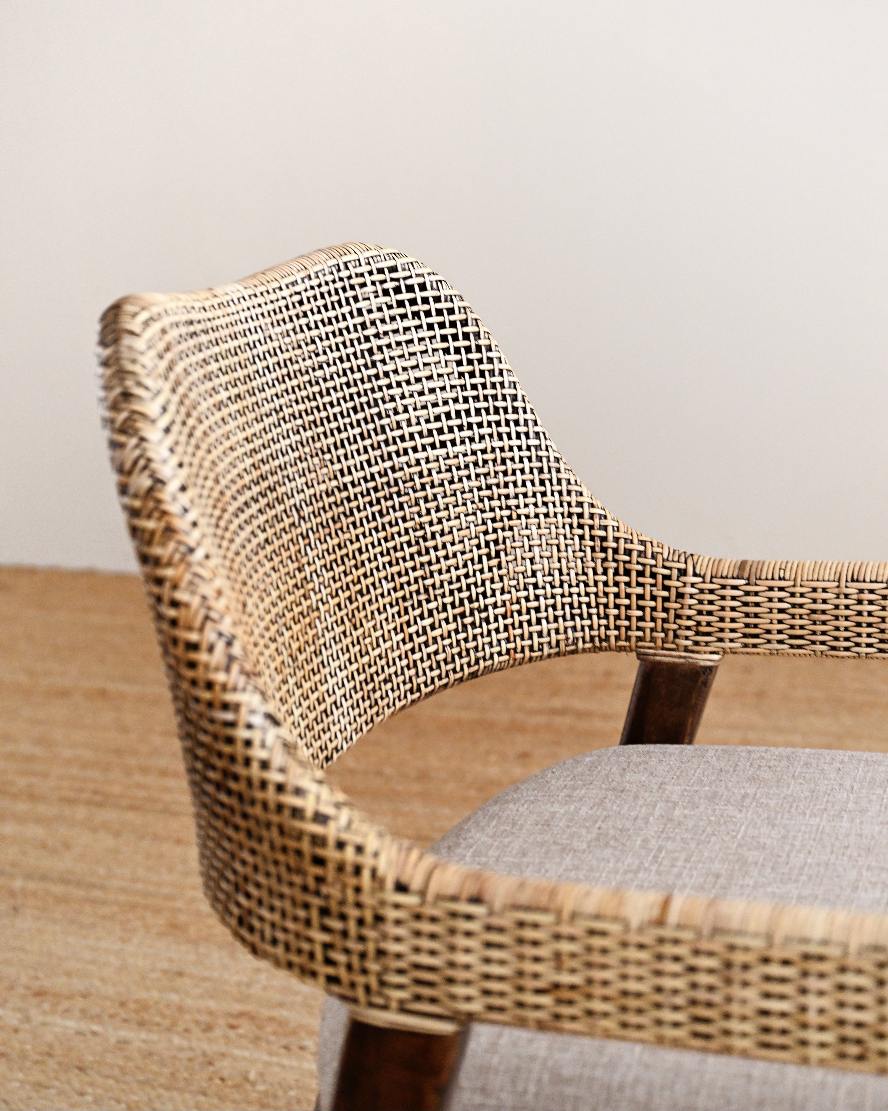 Maluku Mindi Dining Chair - Black Shadow