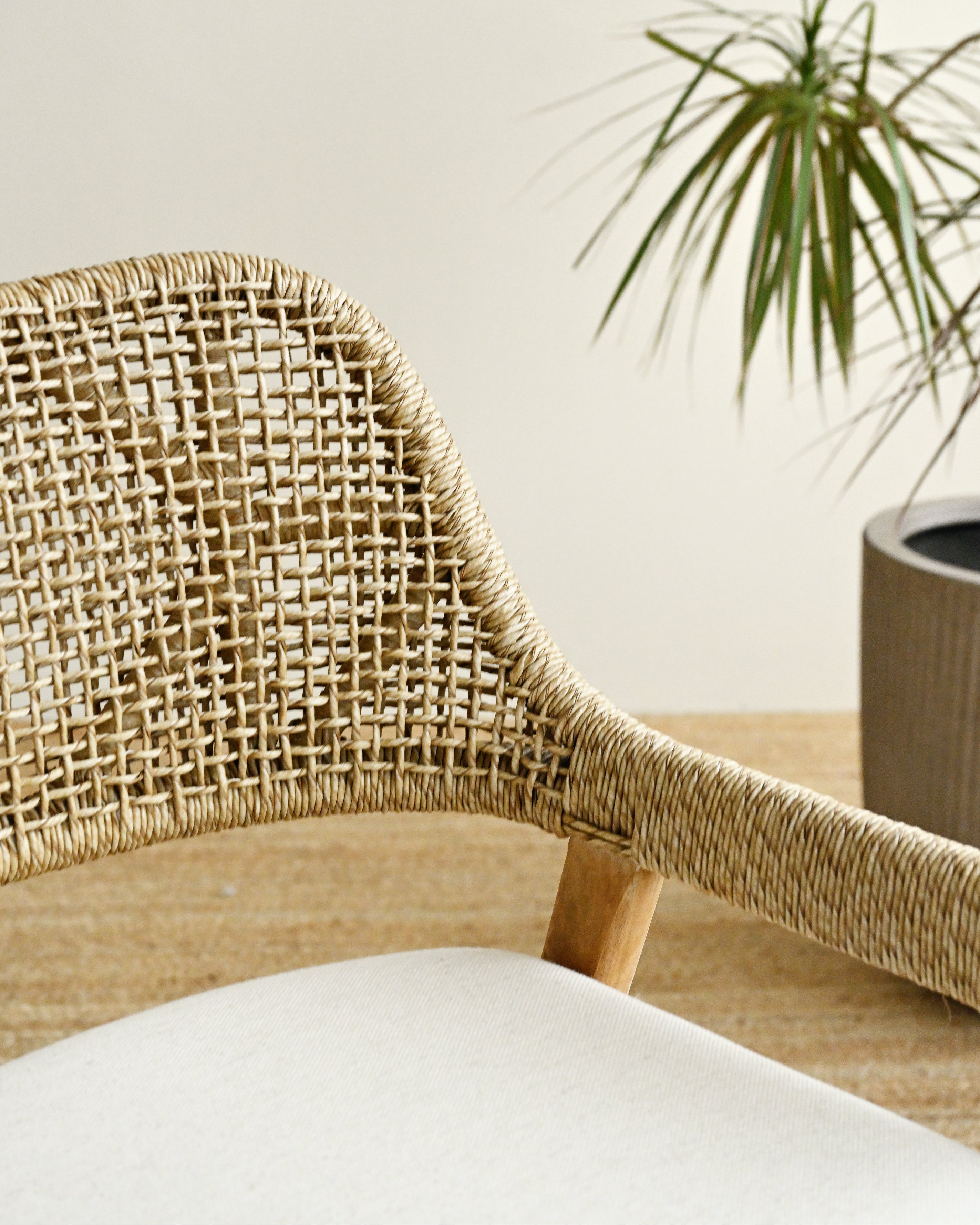 Maluku Teak Dining Chair - Sand