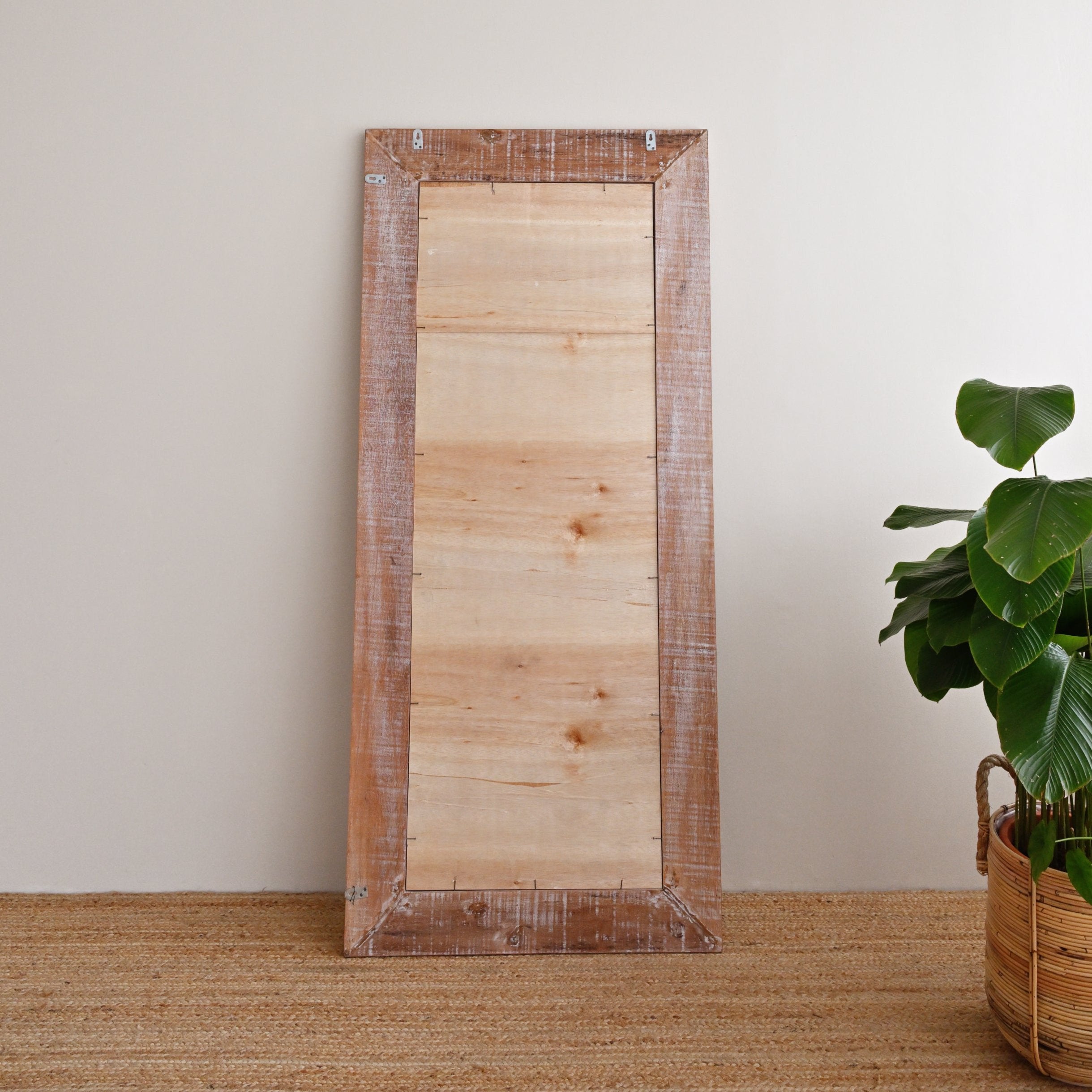 Manado White Carved Mirror - 80cm x 180cm 6