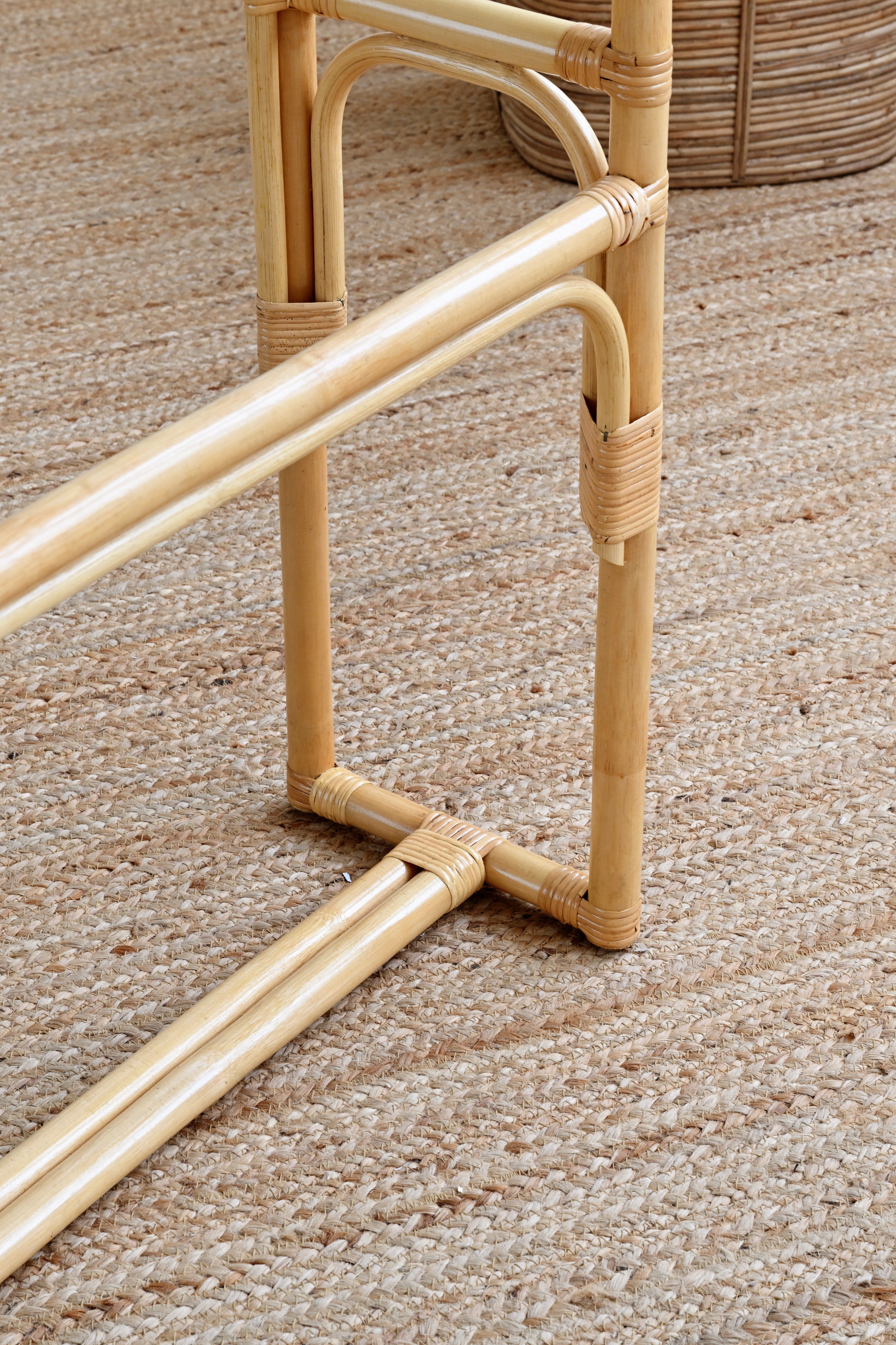 Natural Rattan Towel Hanger 1