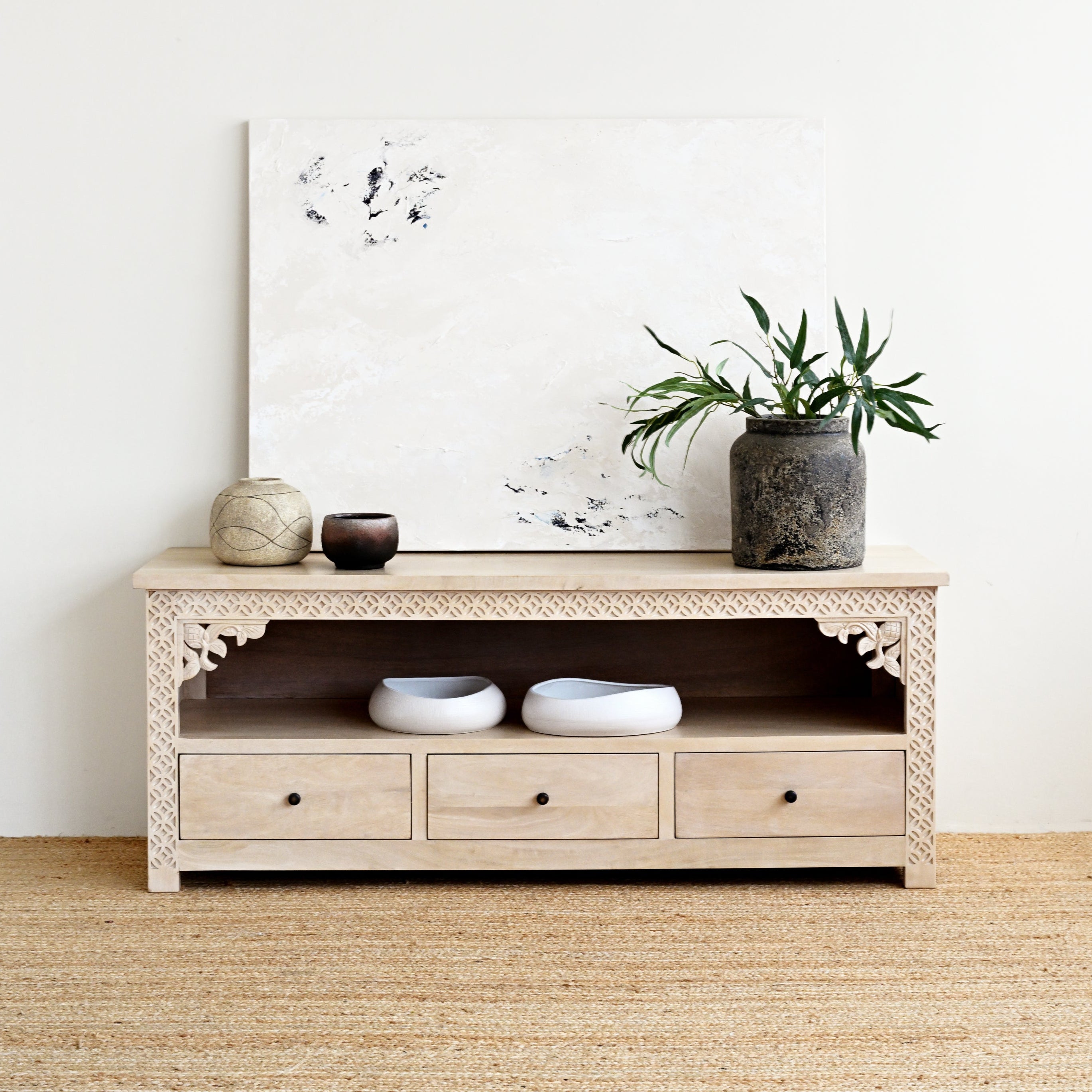 Niza Deco Vase - Natural