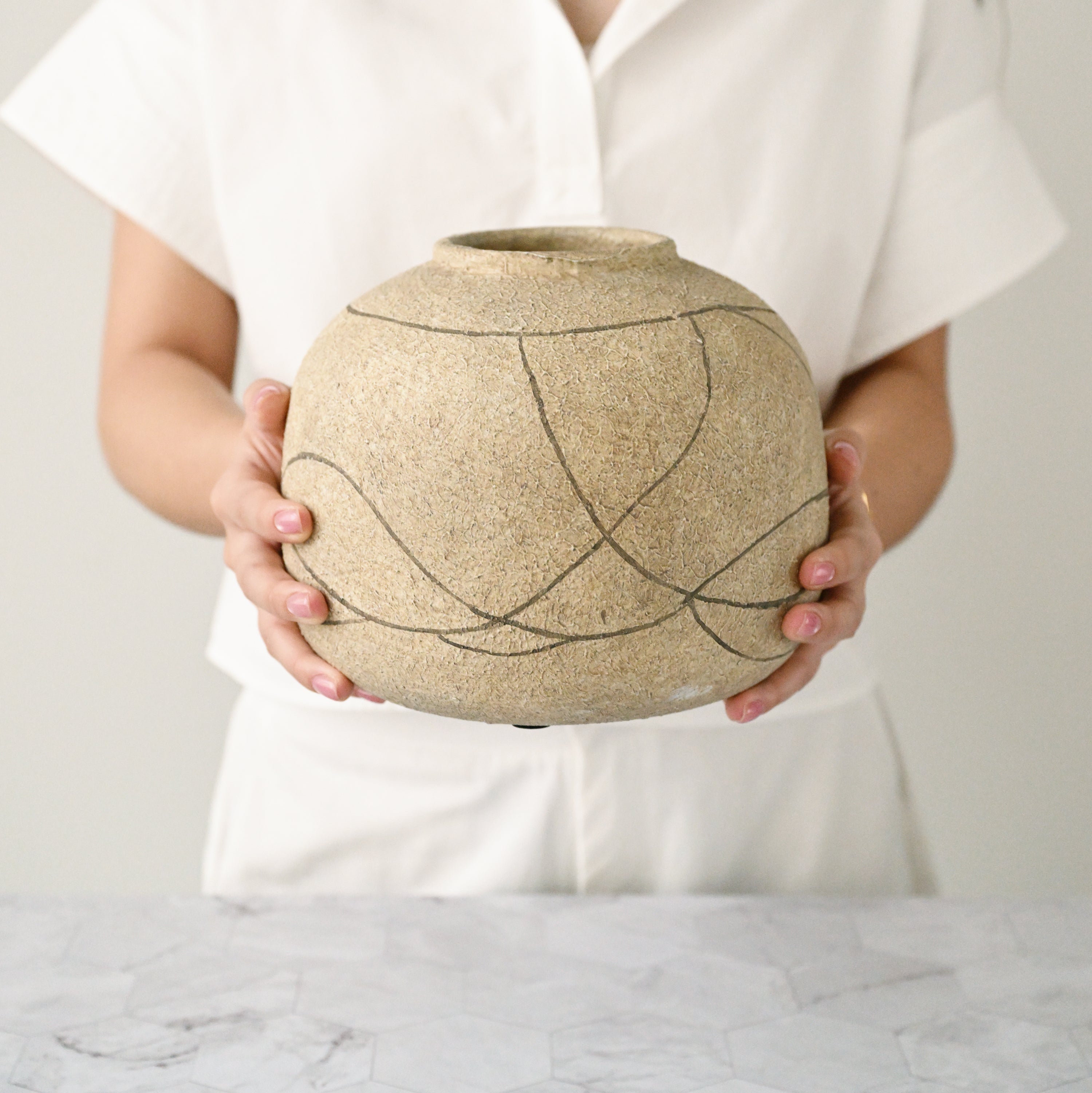 Niza Deco Vase - Natural 2