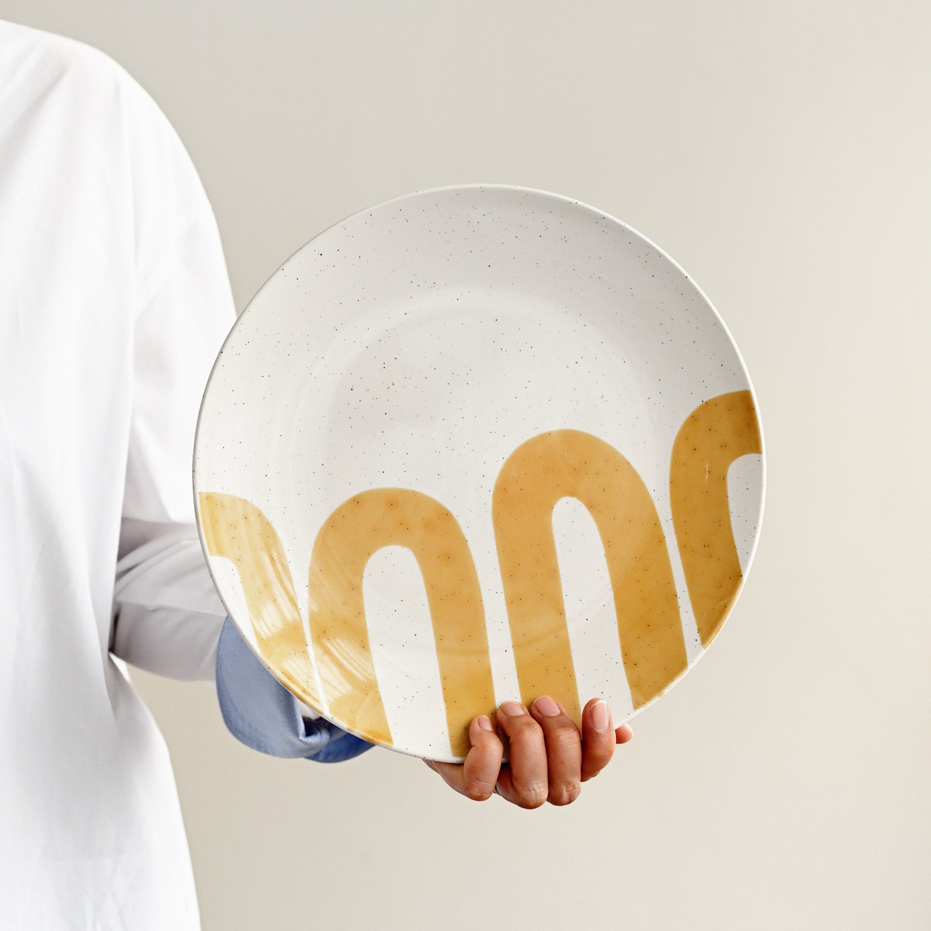 Nomad Dinner Plate 27cm - Amber