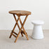 Outdoor Round Teak Folding Table 17