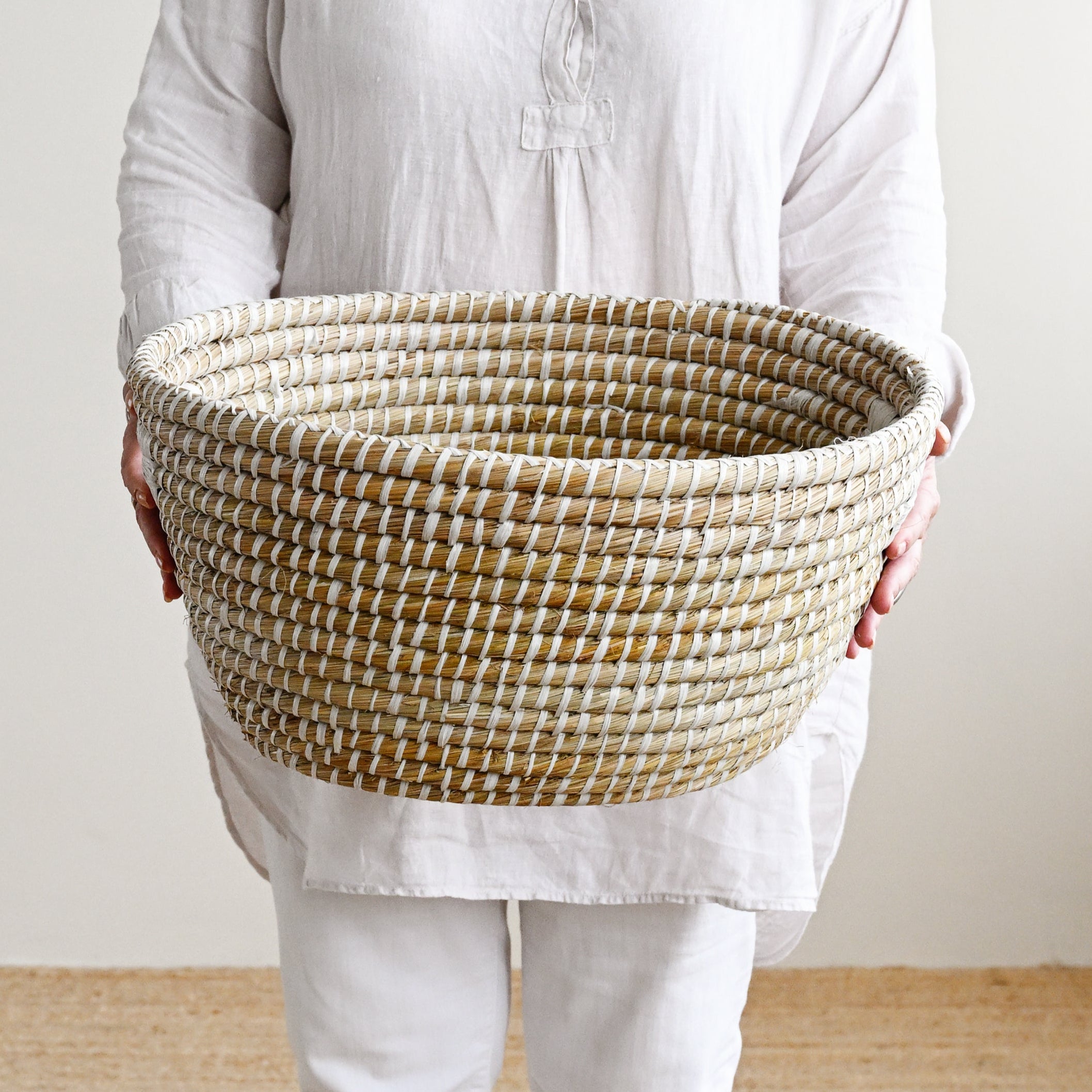 Oval Palm Leaf Basket 10