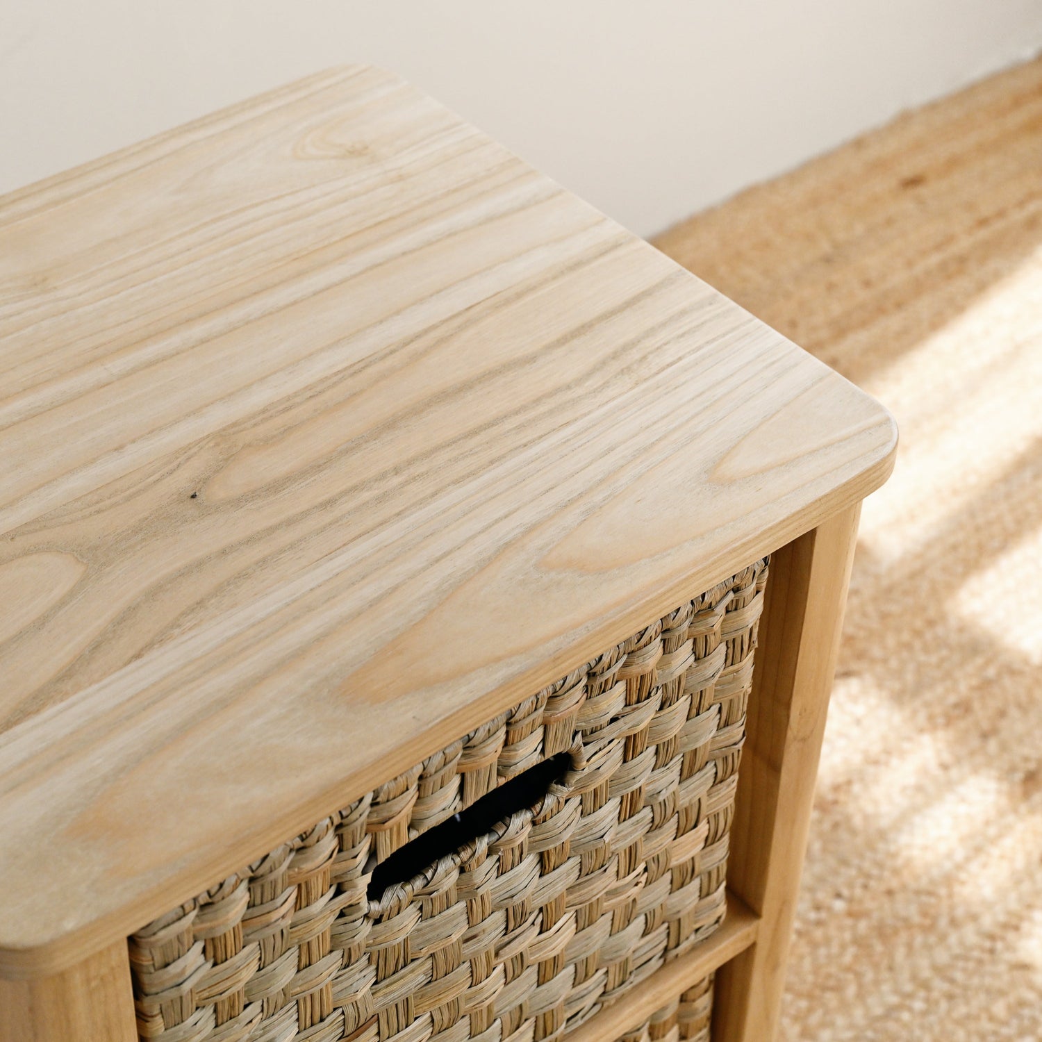 Palerma Side Cabinet with 2 Basket 1