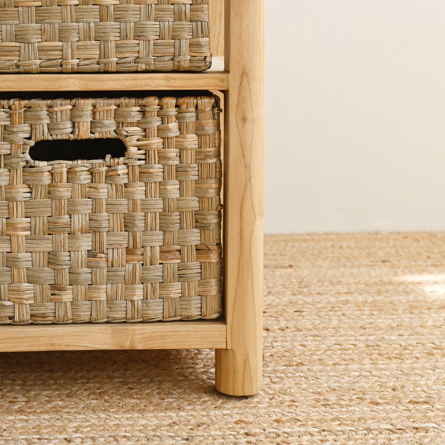 Palerma Side Cabinet with 2 Basket 2