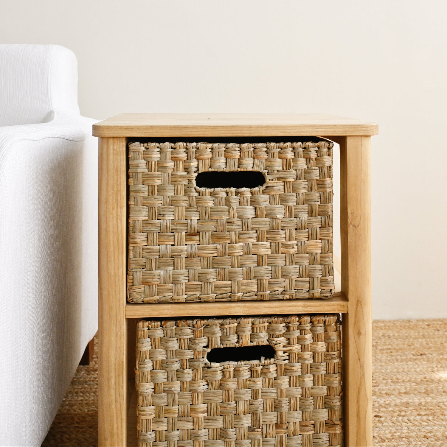 Palerma Side Cabinet with 2 Basket 4