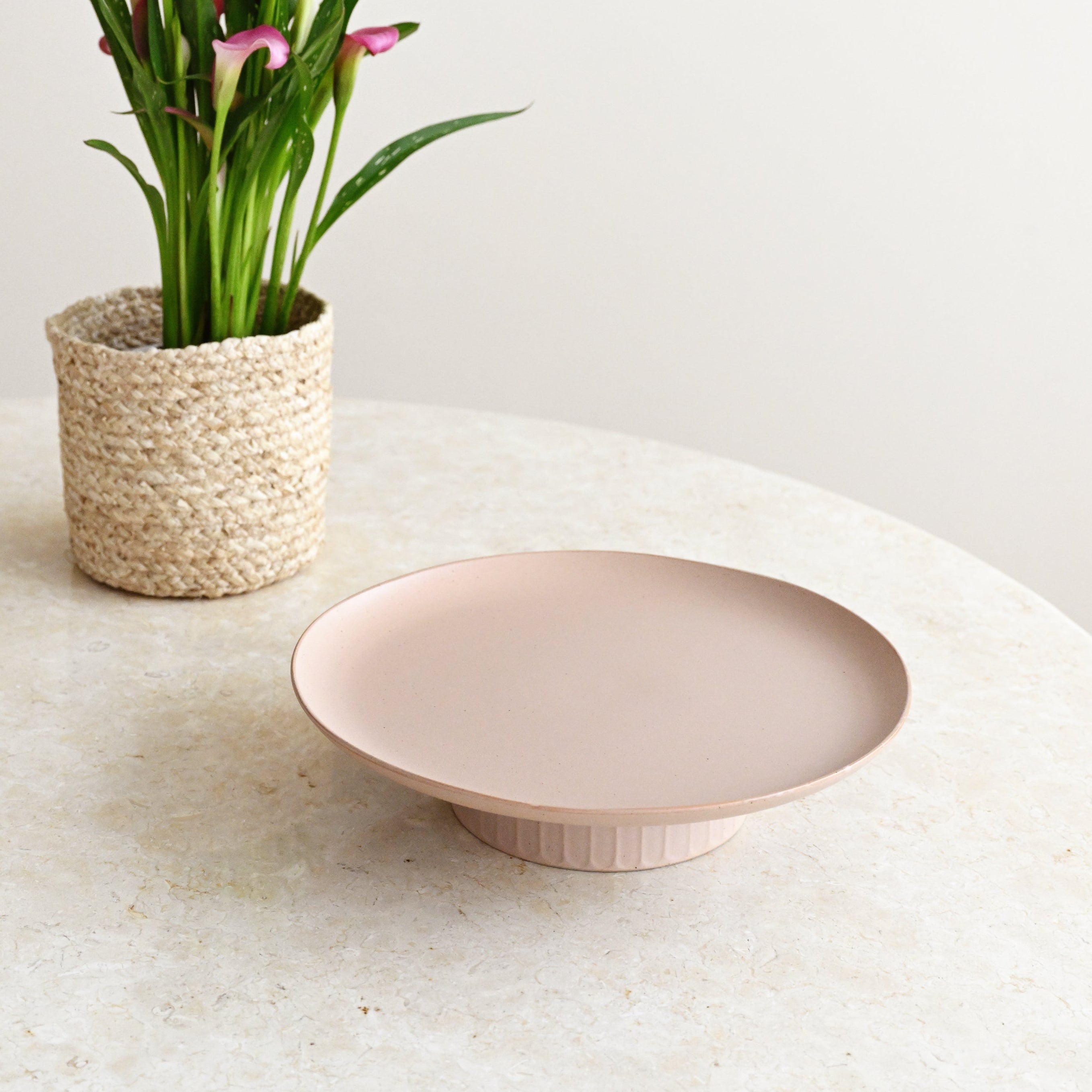 Portsea Blush Footed Cake Stand 2