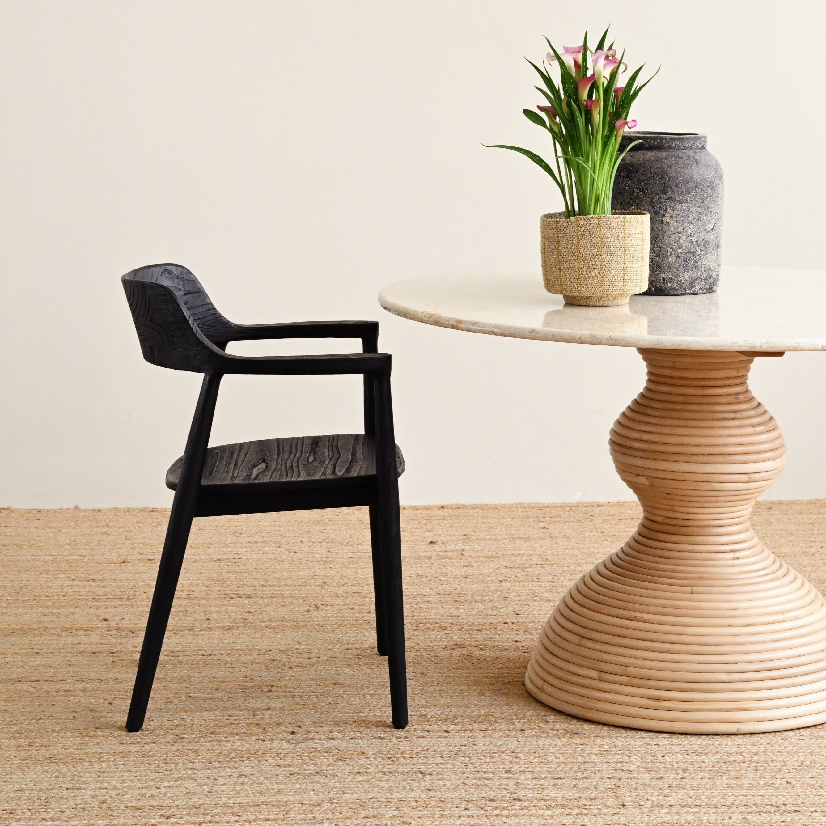 Provence Dining Chair - Black 2