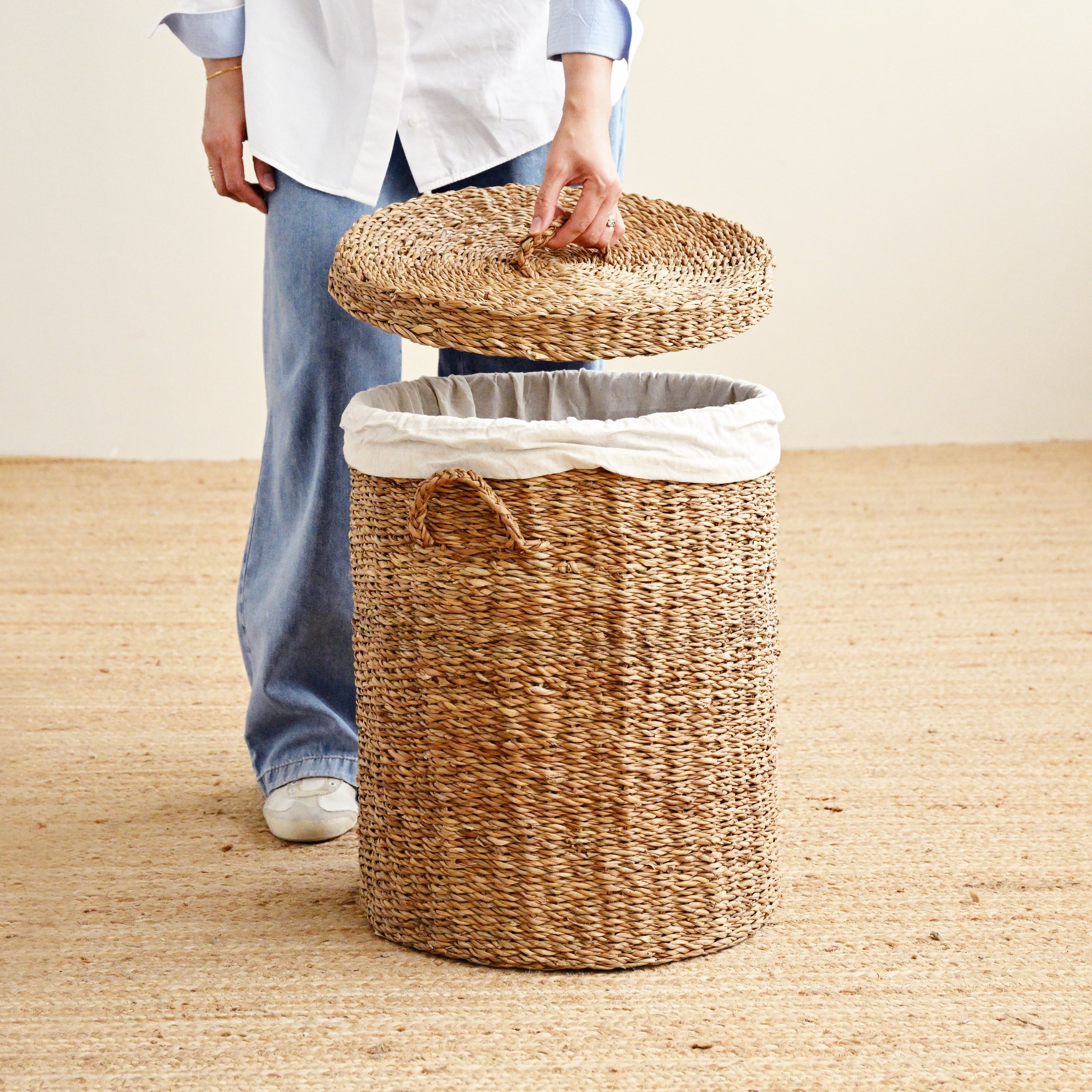 Round Laundry Basket 2