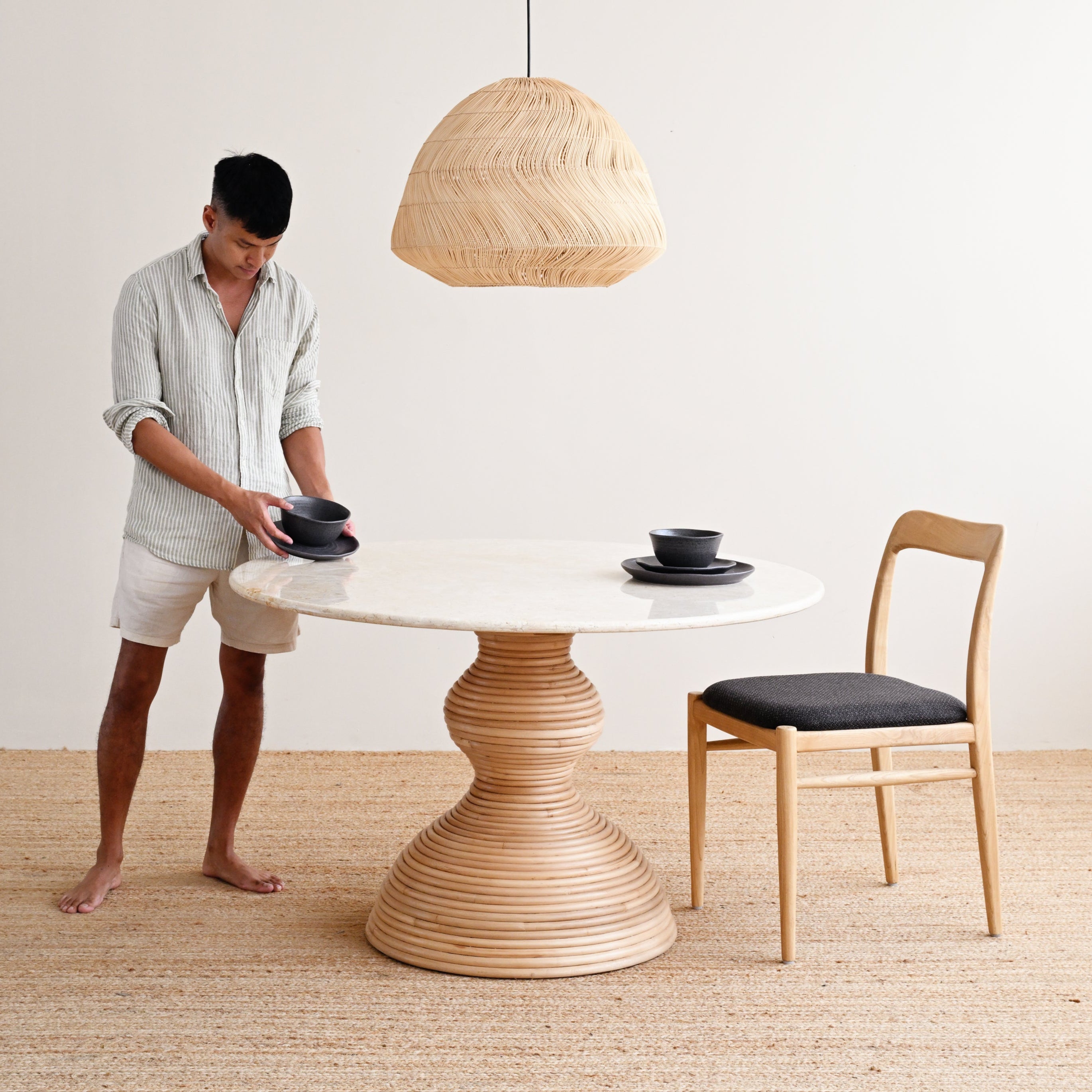 Round Marble Dining Table - 120cm 1