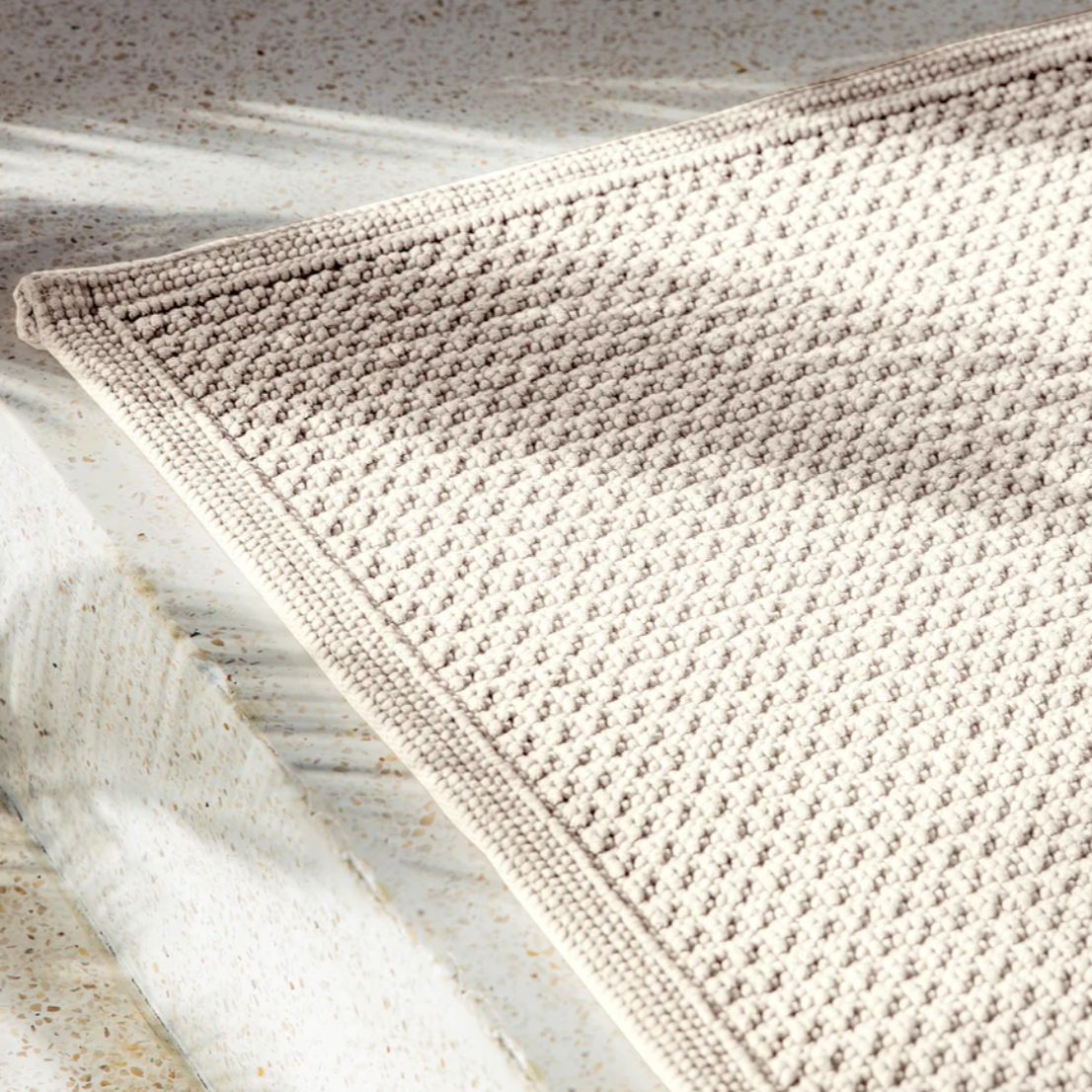 Heveya Vegan Cotton Bath Mat