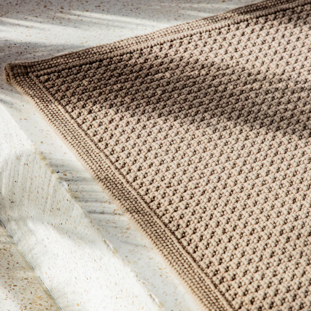 Heveya Vegan Cotton Bath Mat