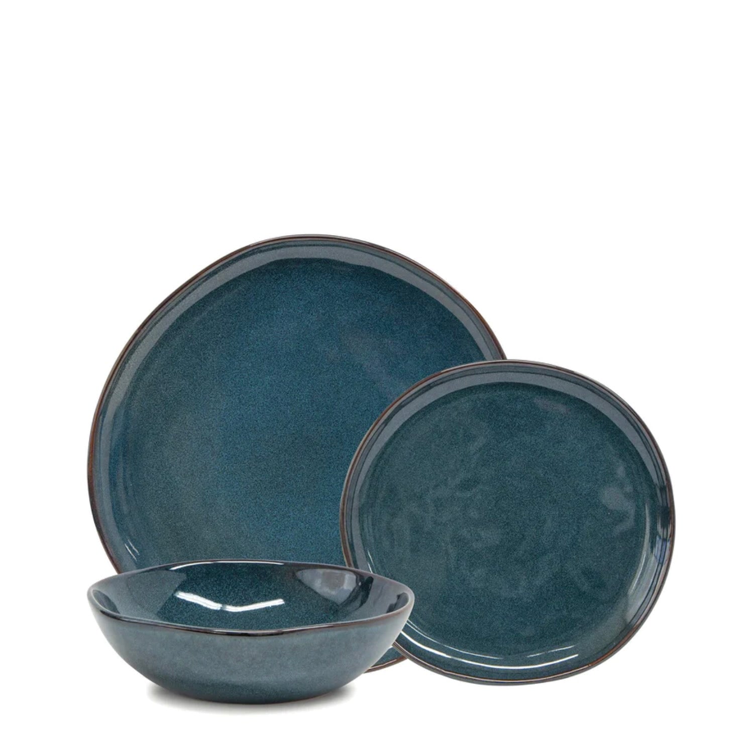 Series Dinner Set Teal (12 pcs)