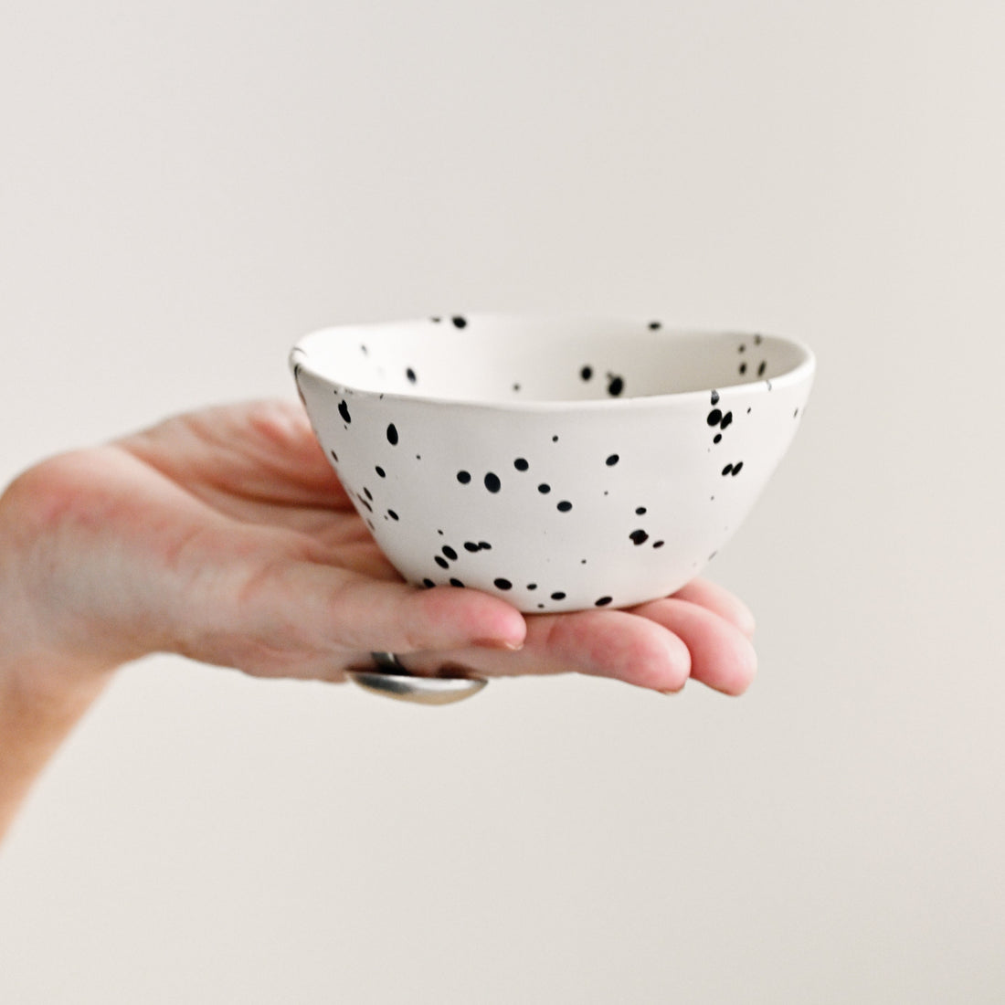 Speckle Dip Bowl 11cm - Polka