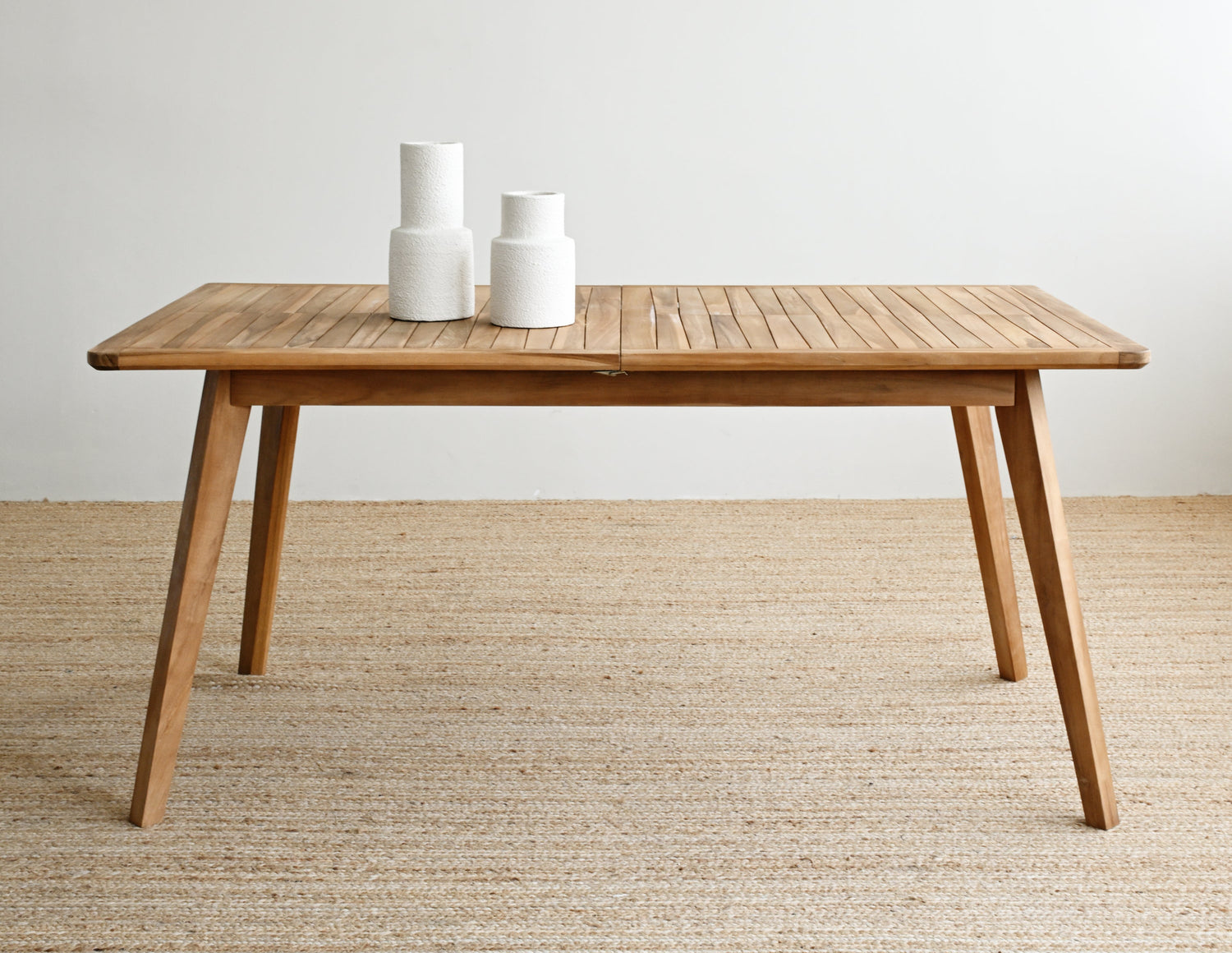 Tambora Extendable Teak Dining Table 7