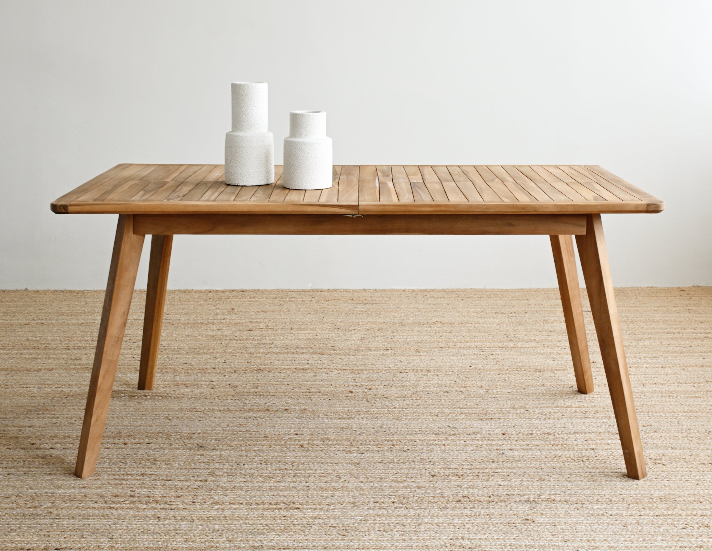 Tambora Extendable Teak Dining Table 7