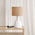 Terracotta Table Lamp with Dots 1