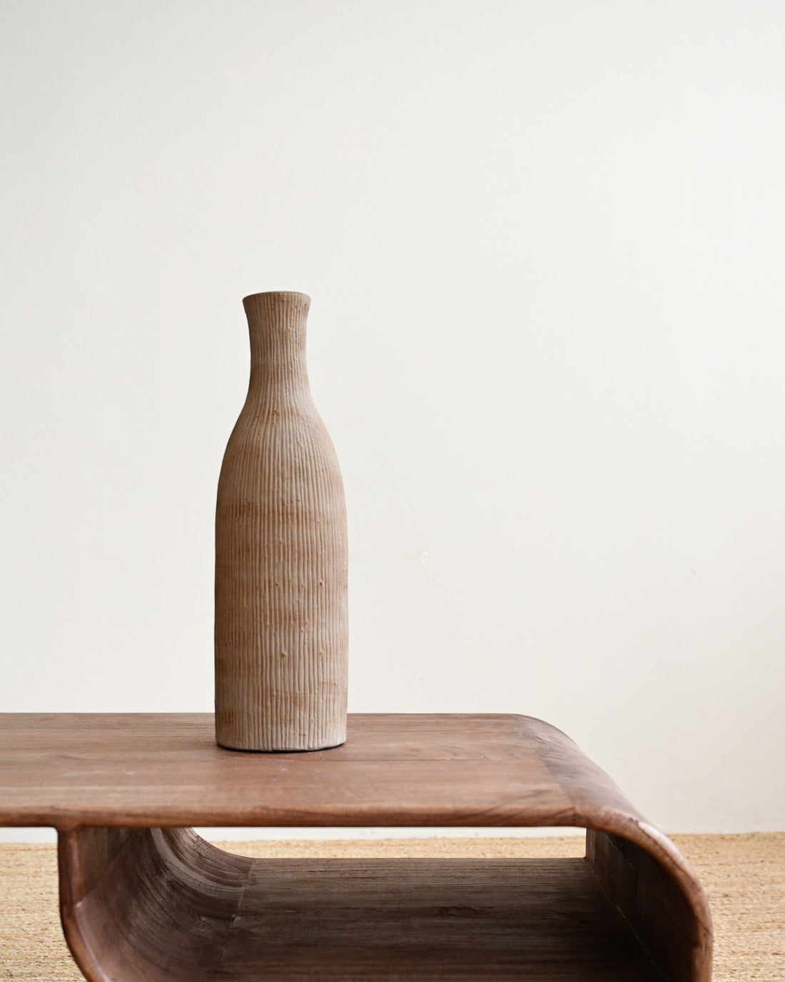 Terracotta Textured Tall Vase
