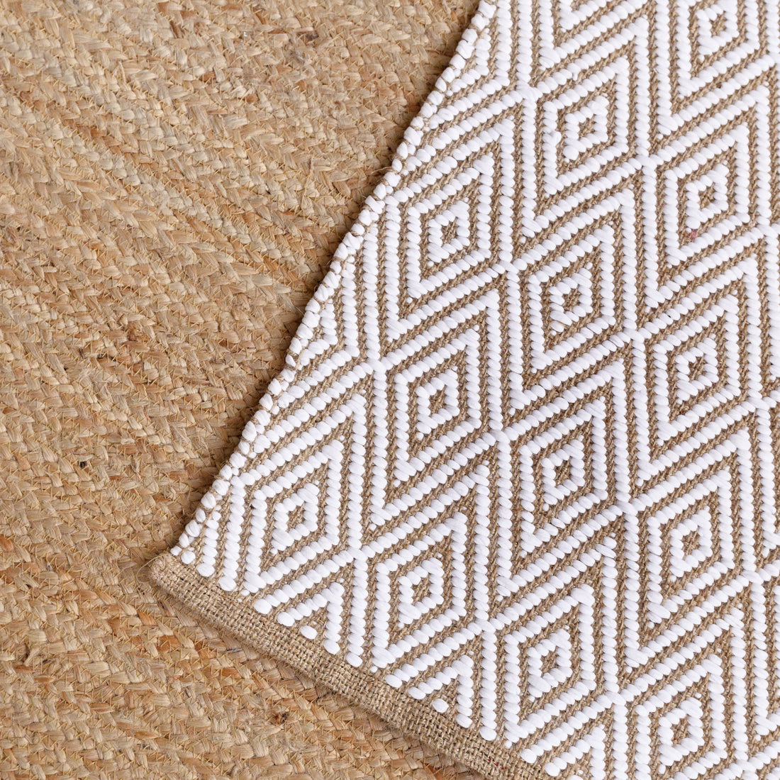 Tribal Rectangular Jute Mat 2
