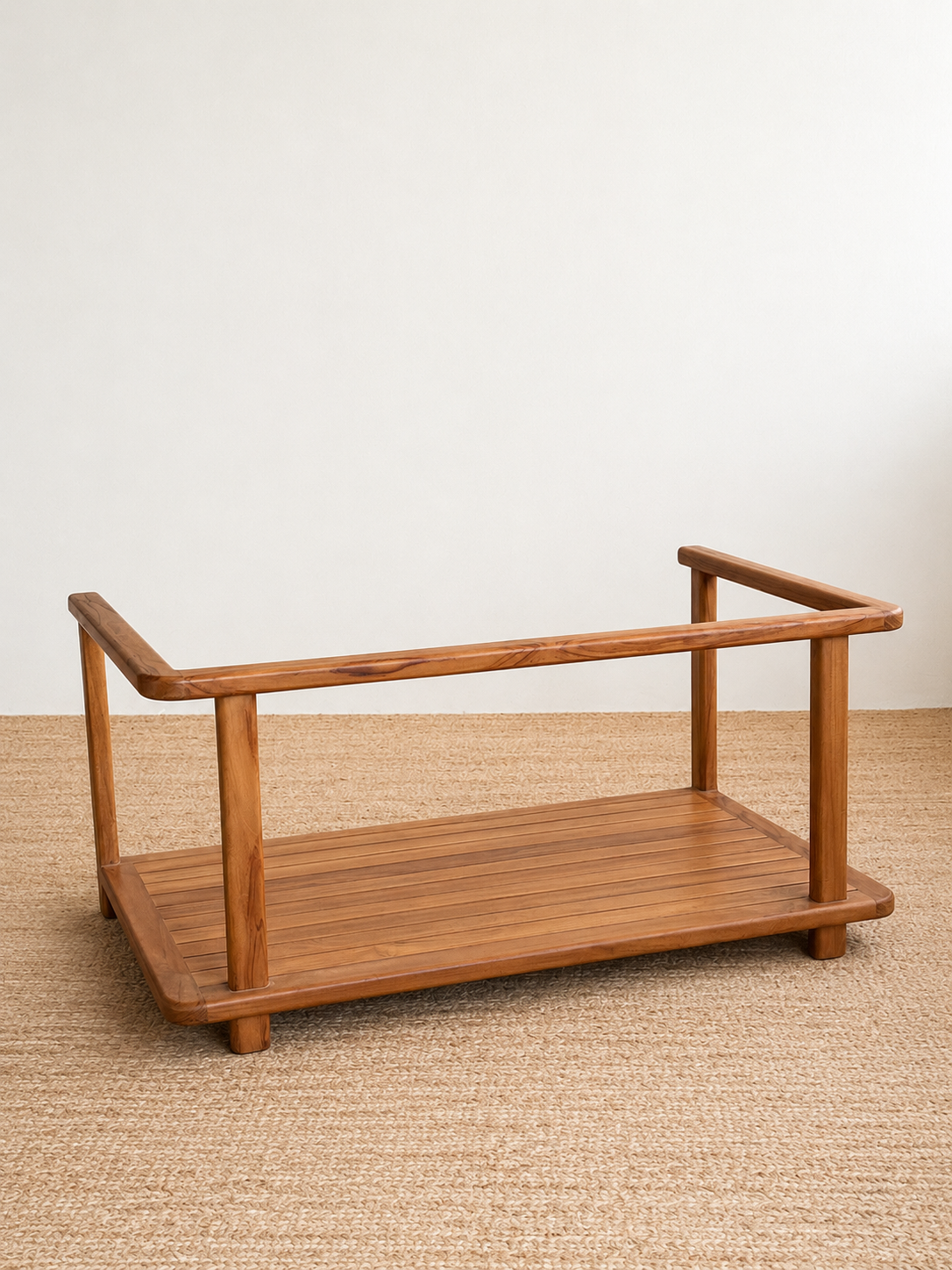 Vora 2 Seater Teak Sofa - Natural