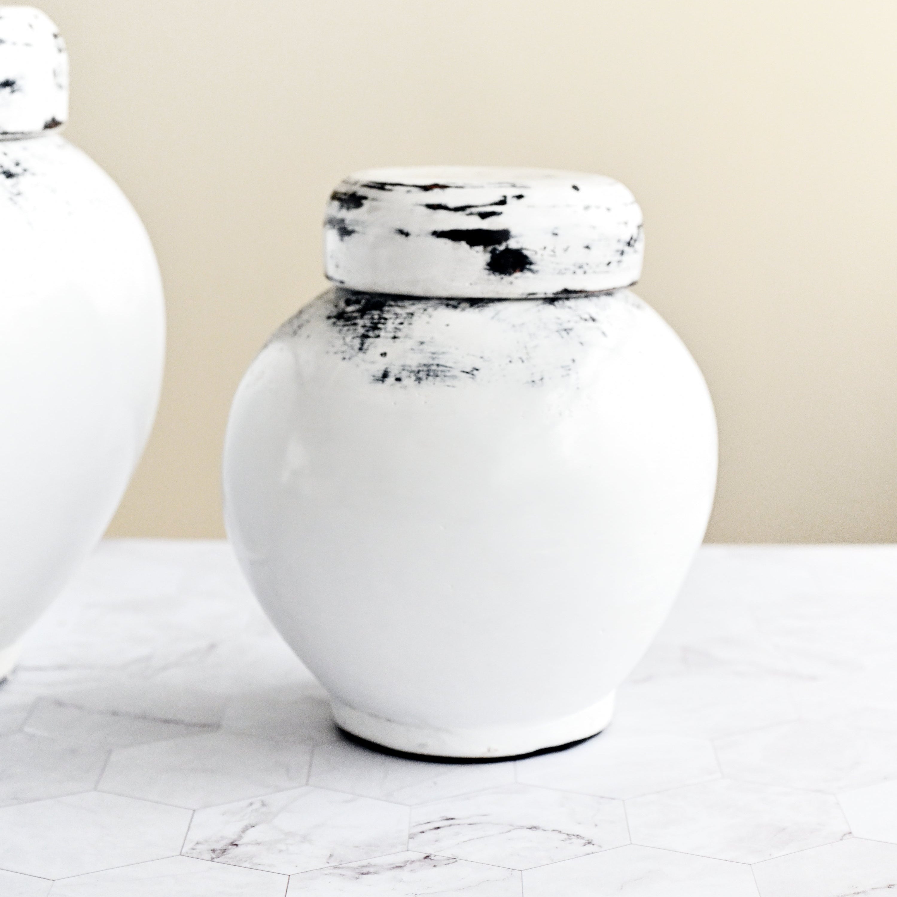 White Ginger Jars 3