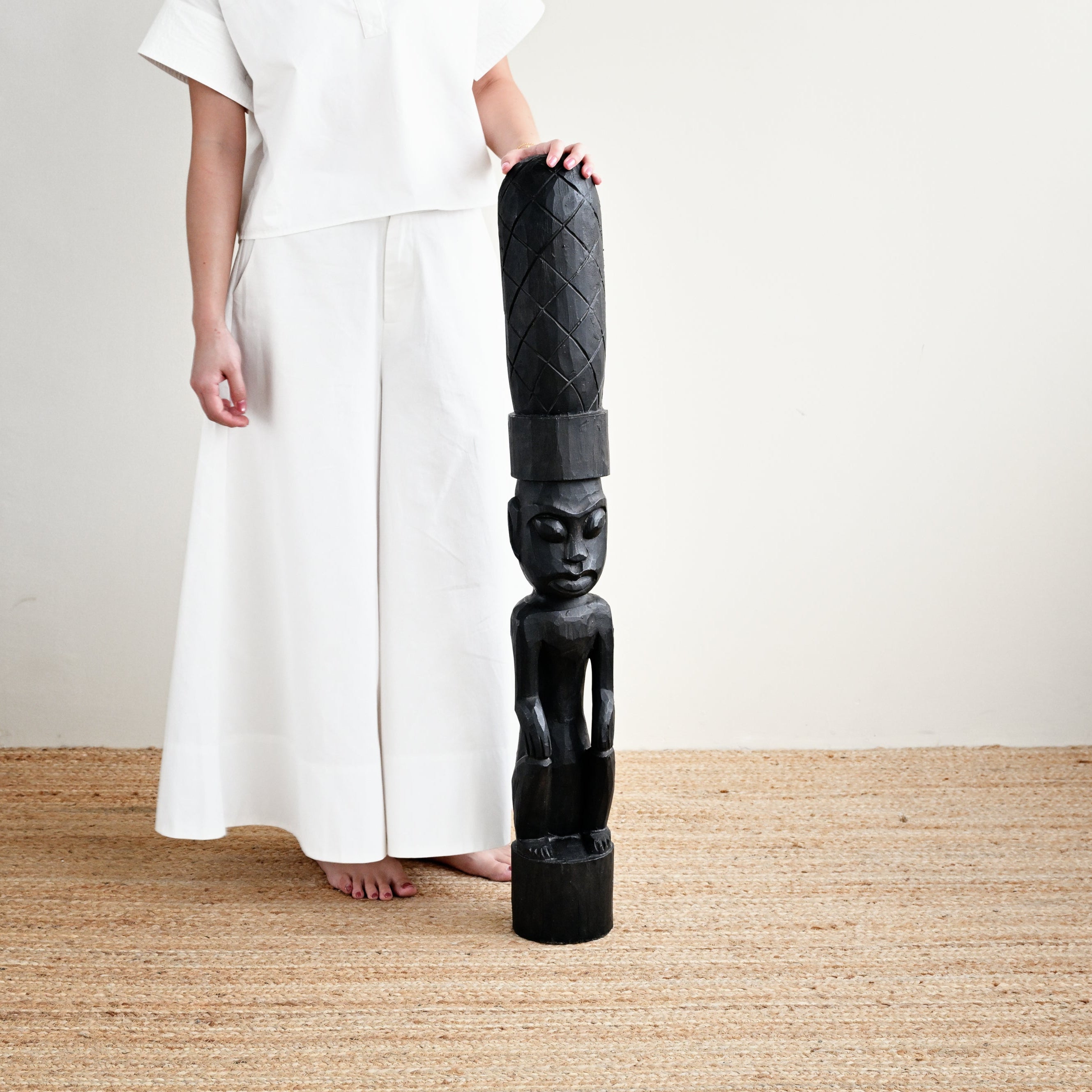 Wooden Primitive Decorative Statue