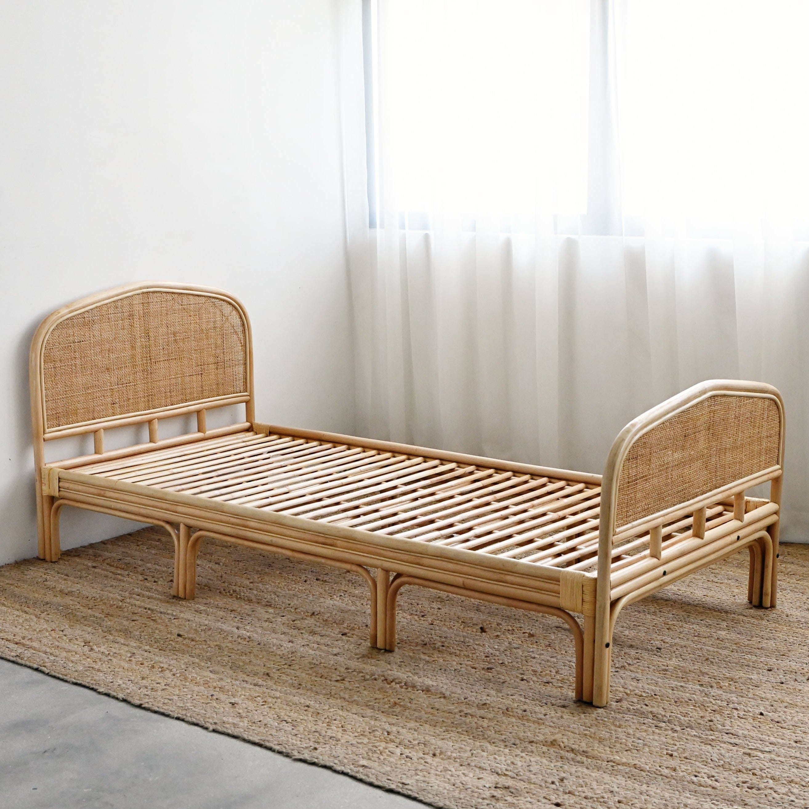 Rattan Junior Bed