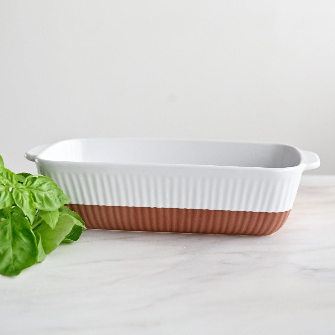 Amana Rectangle Baking Dish - White