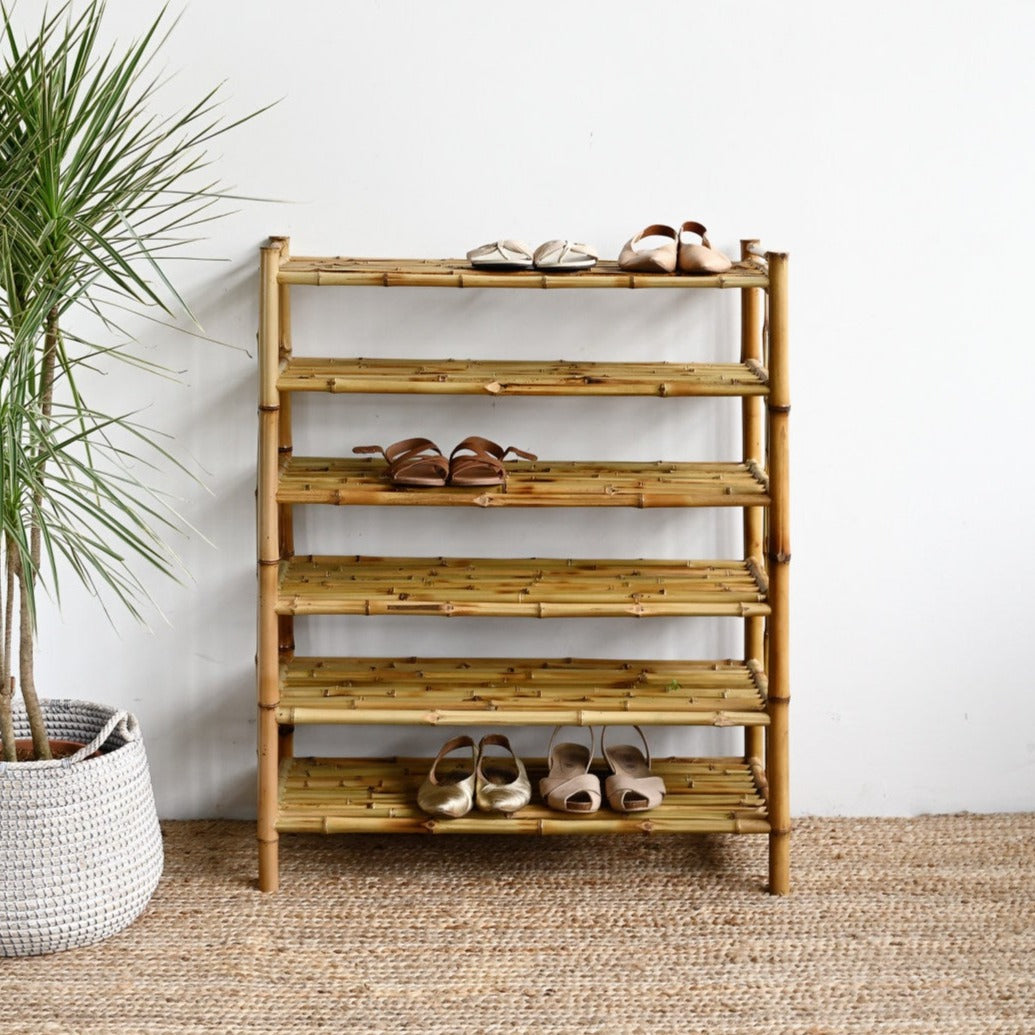 Bungalow Bamboo Shoe Rack – Island Living - Main Image