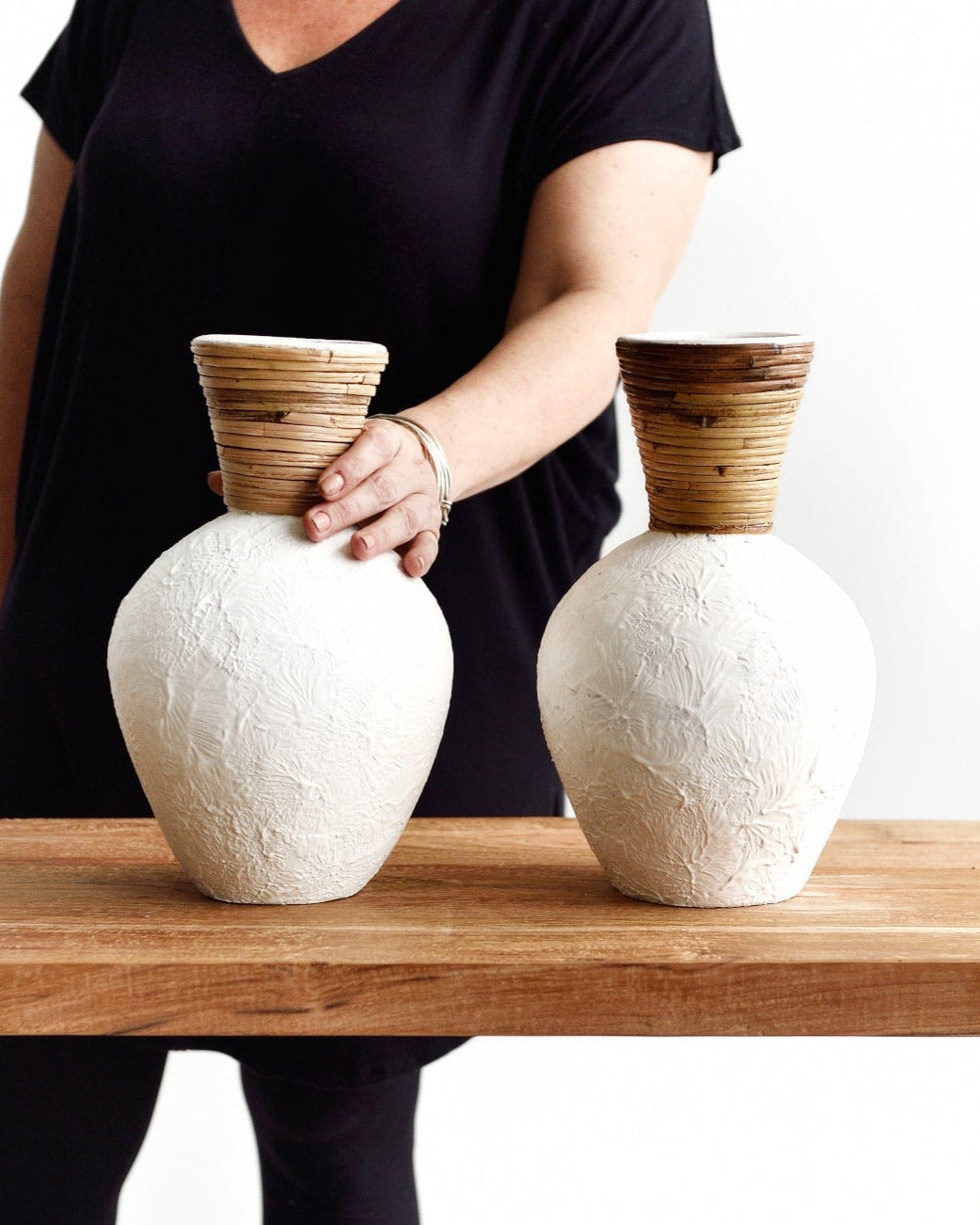 Blanc Decorative Vase