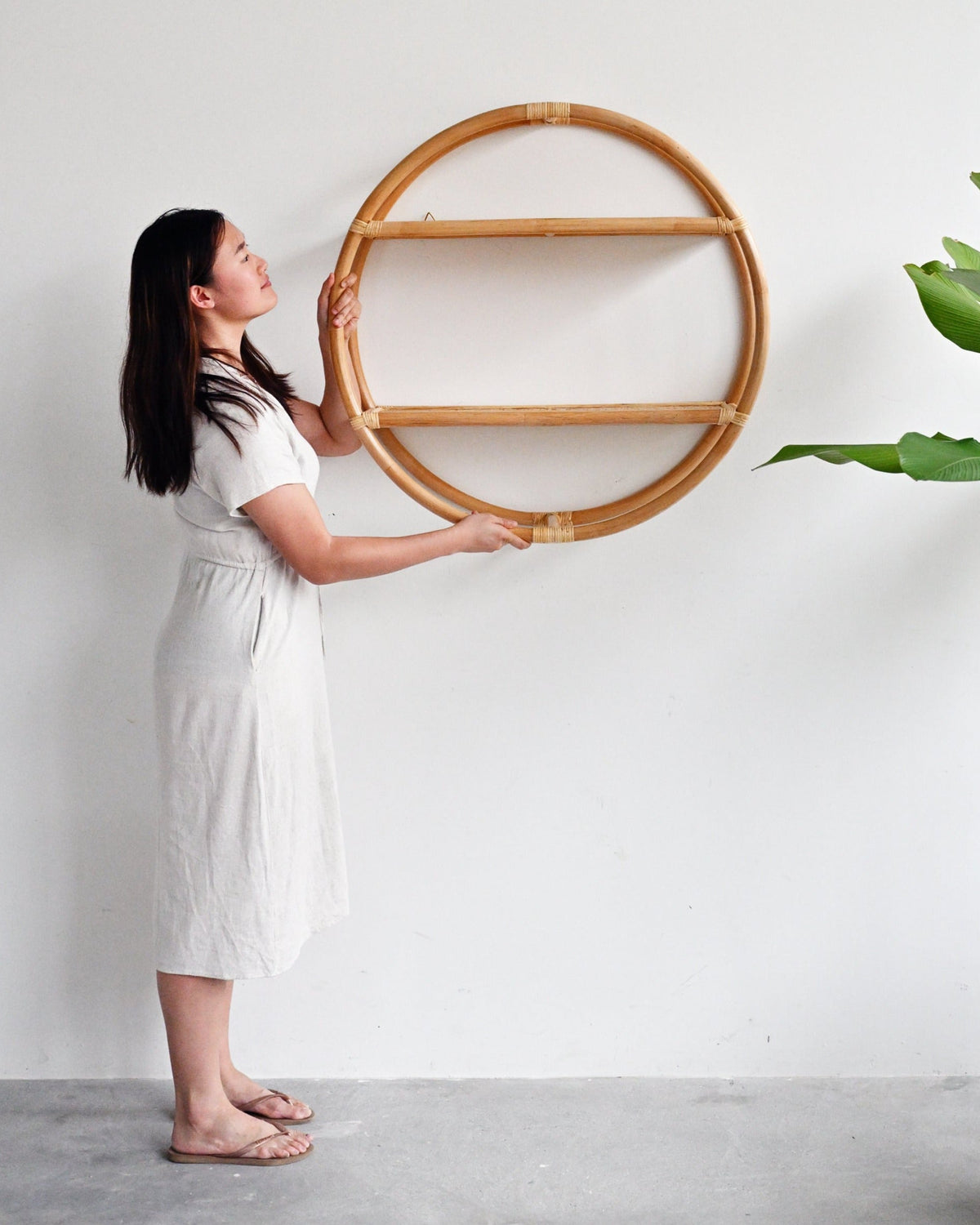 Round Rattan Wall Decor