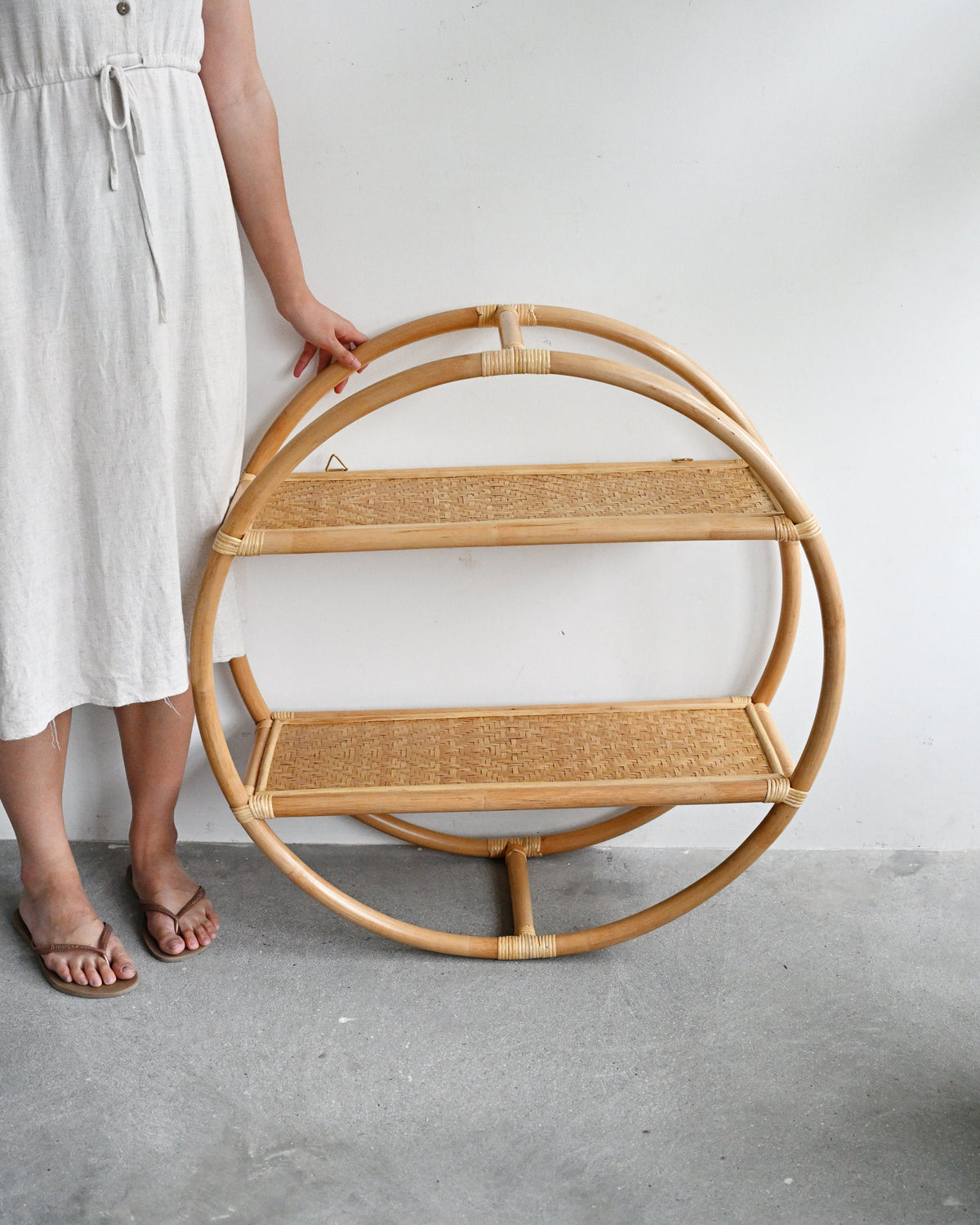 Round Rattan Wall Decor