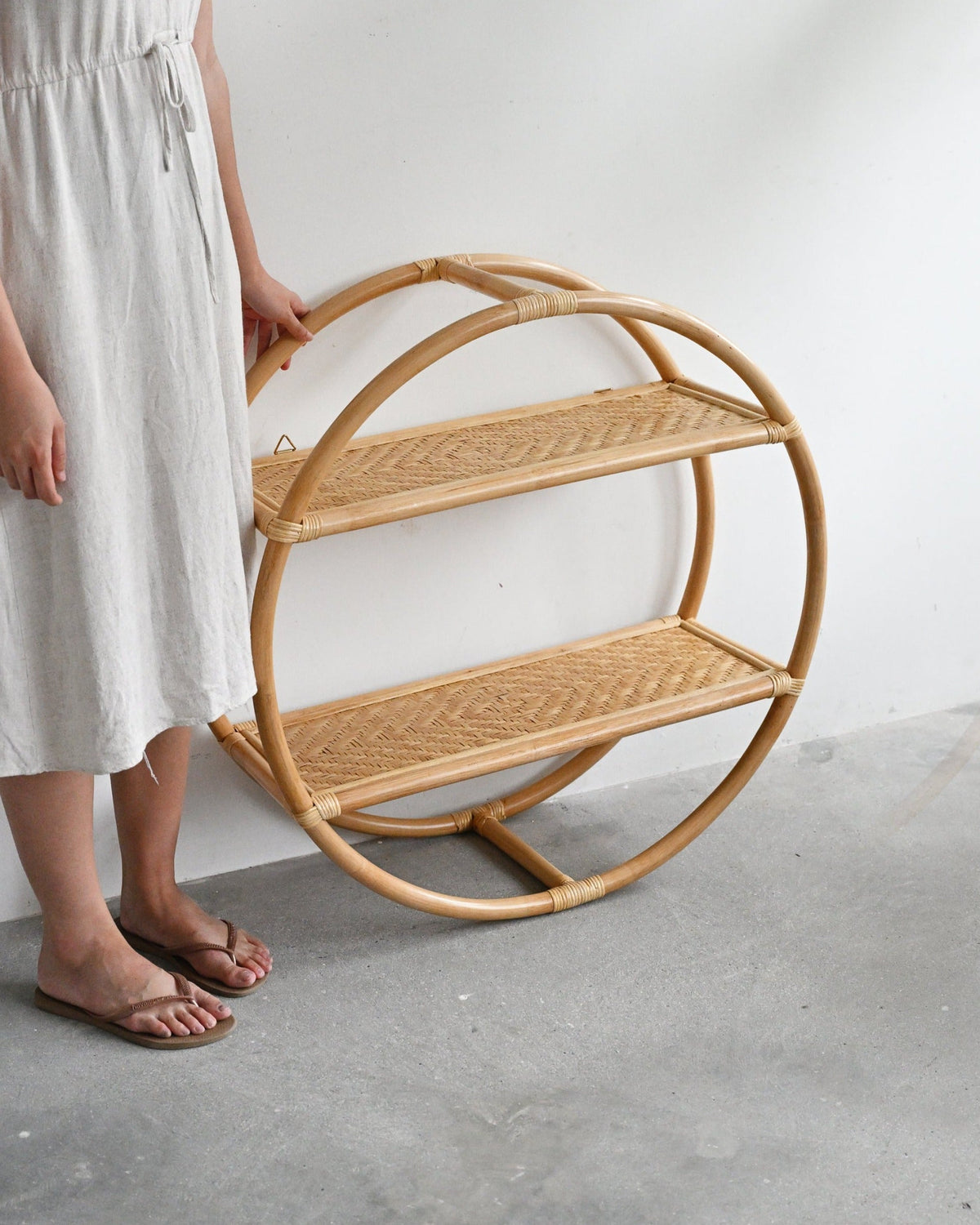 Round Rattan Wall Decor