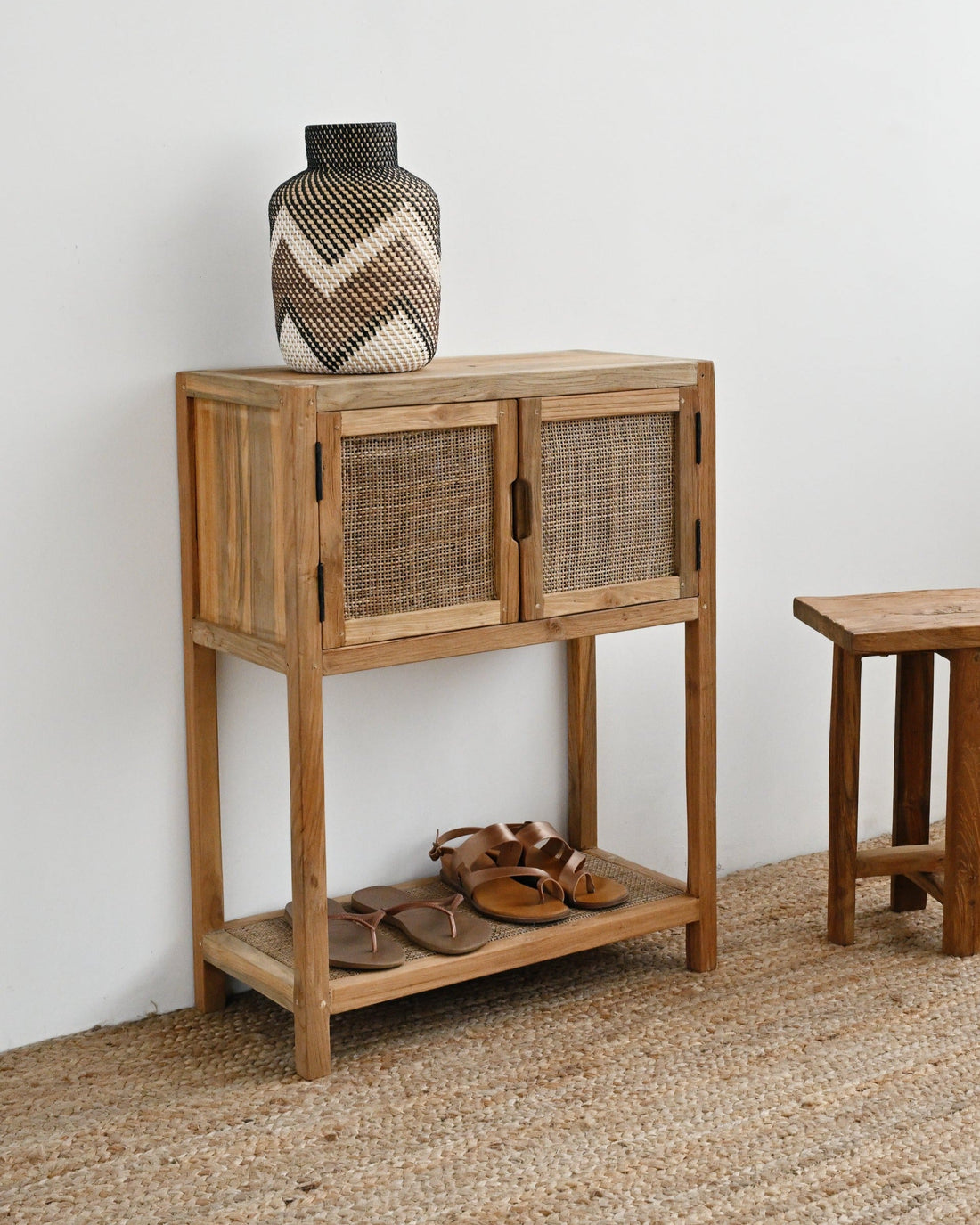 Aztec Rattan Vase