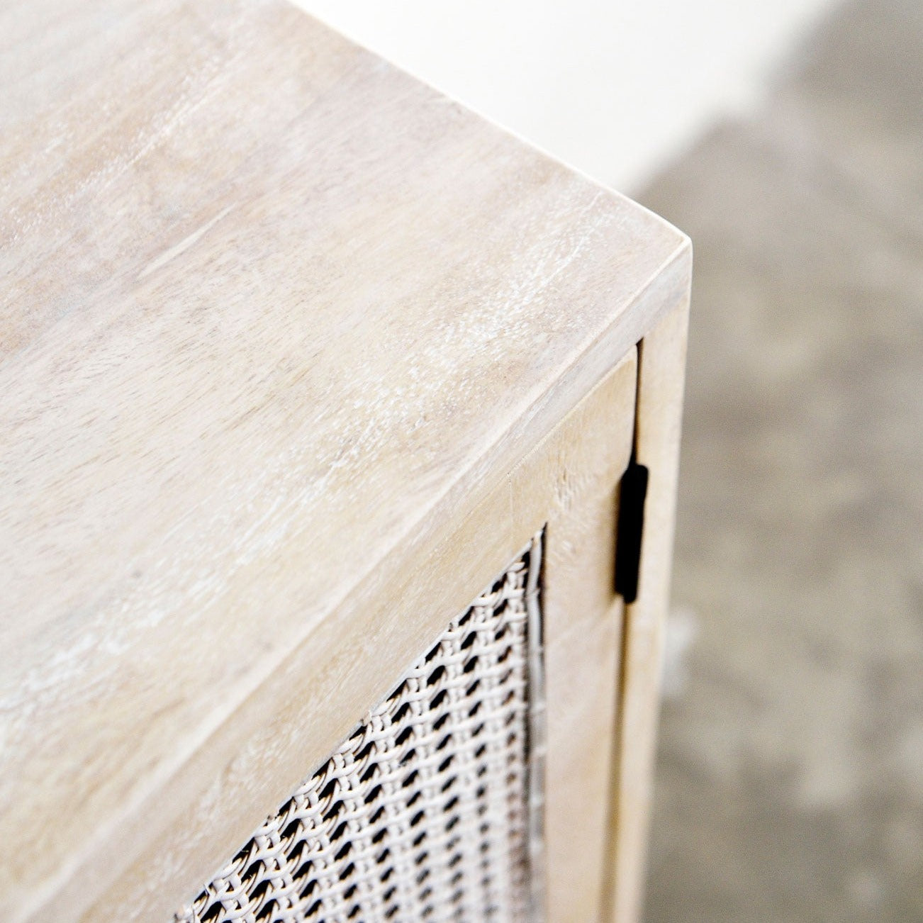 Gili 4 Door Sideboard in white wash - Furniture