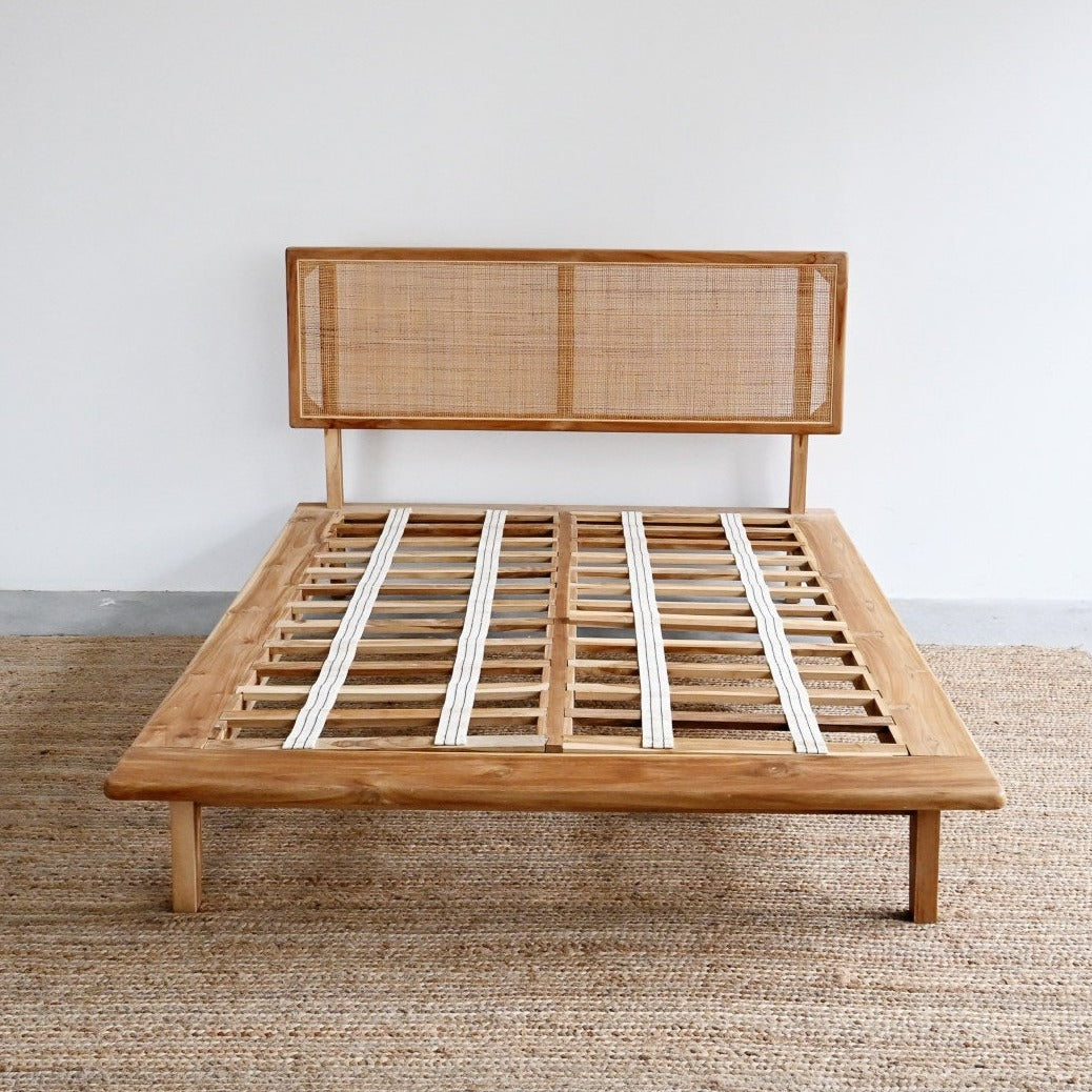 Havana Bed - Teak &amp; Rattan